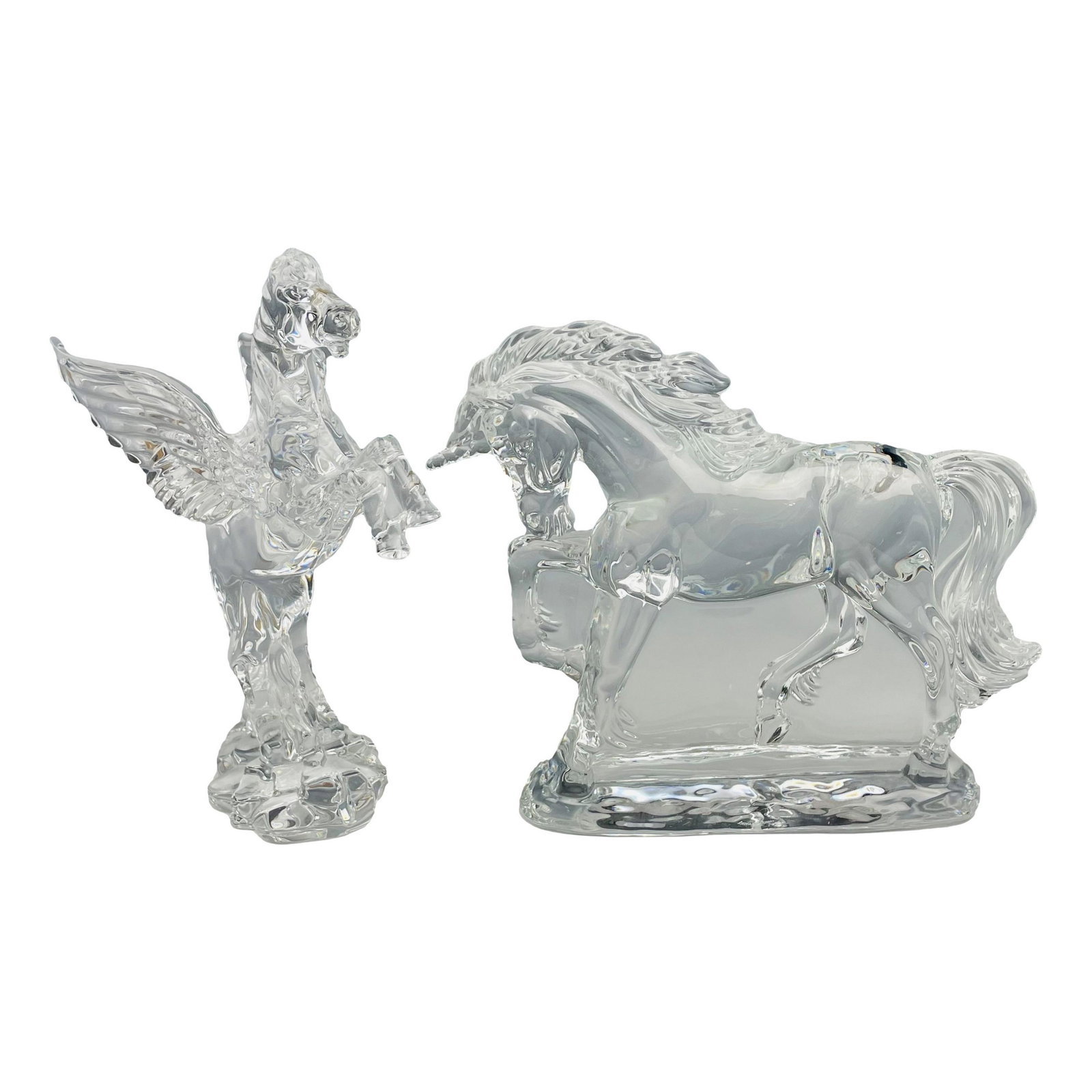 Waterford Crystal Unicorn & Pegasus Horse Figurine: Includes ~ 1 x Waterford crystal Unicorn which is the 6th edition in the Waterford crystal society's Legends and Lore collection. Reserved exclusively for Waterford society members and executed in a l