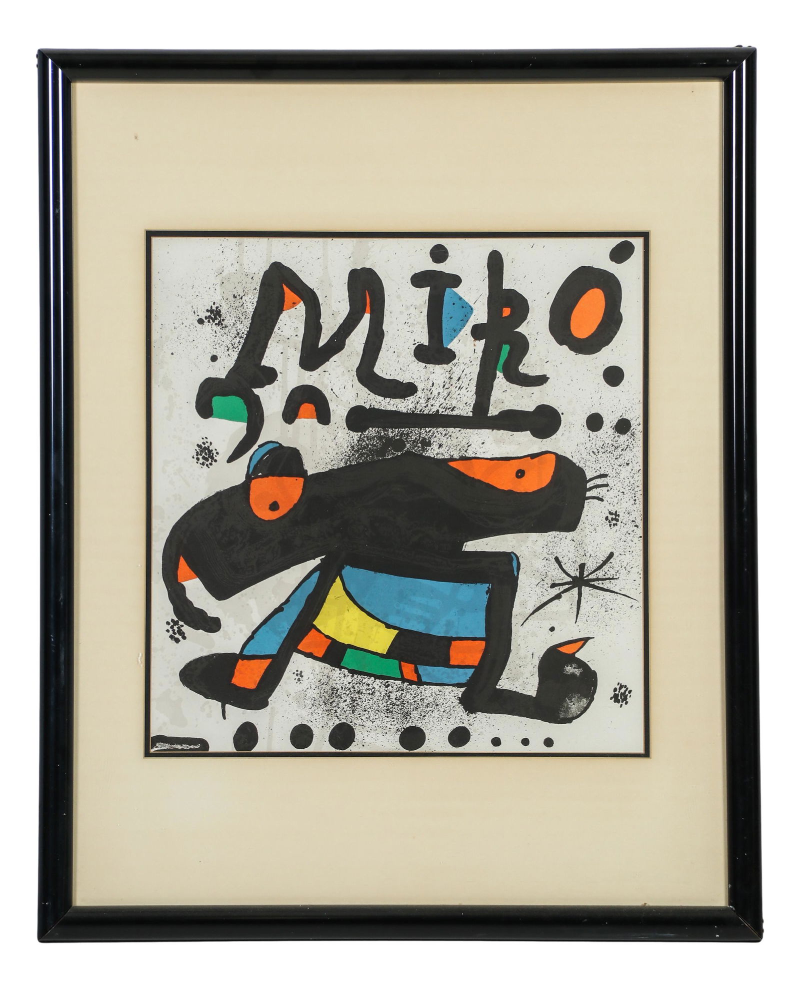 100 Sculptures Color Lithograph after Joan Miro (1 of 4)