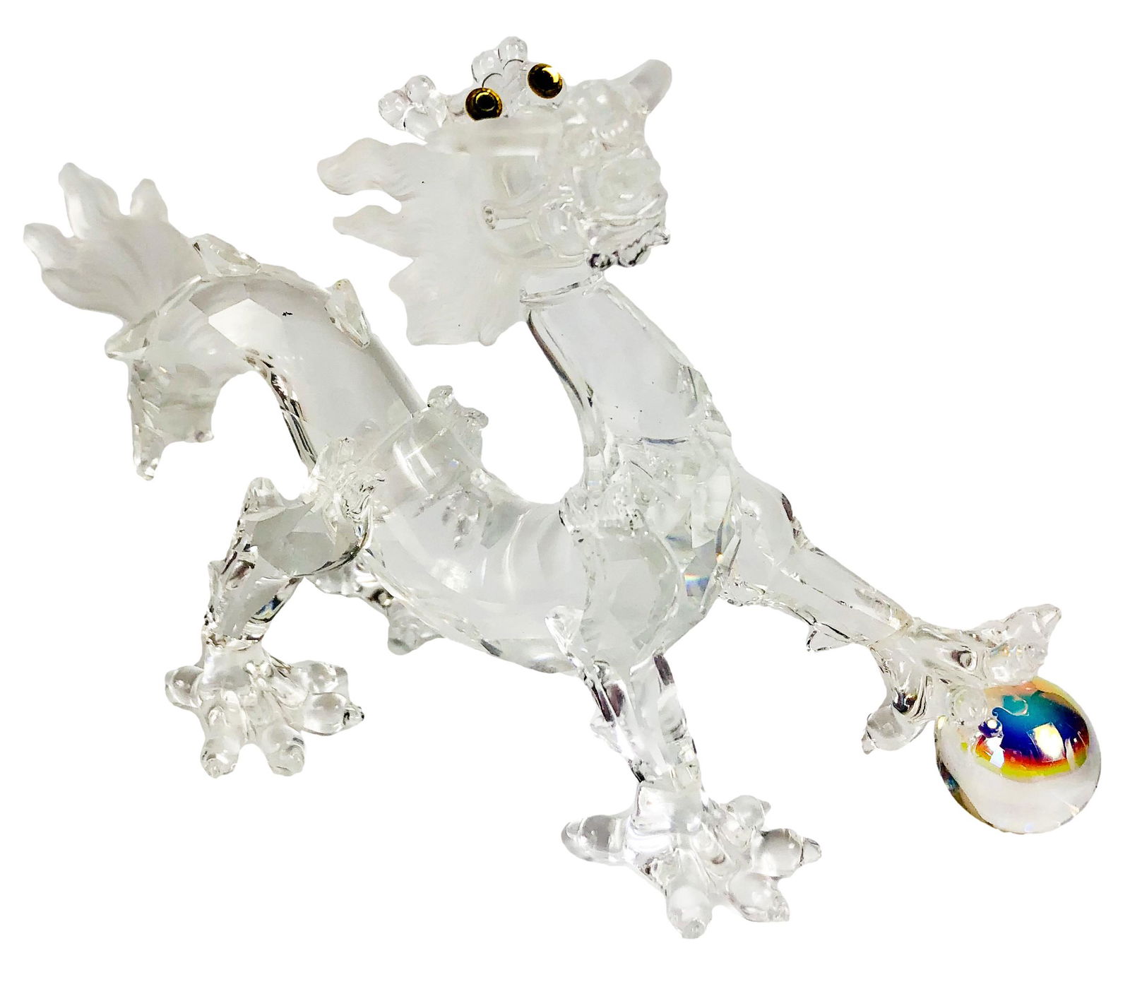 Swarovski Austrian Crystal Dragon Figurine Box COA (1 of 3)