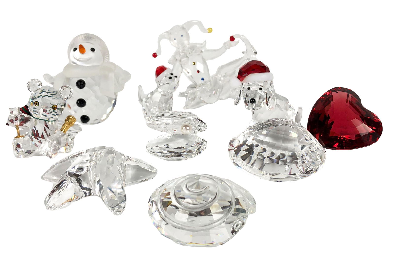 Swarovski Austrian Crystal Glass Figurine 10pc LOT (1 of 4)