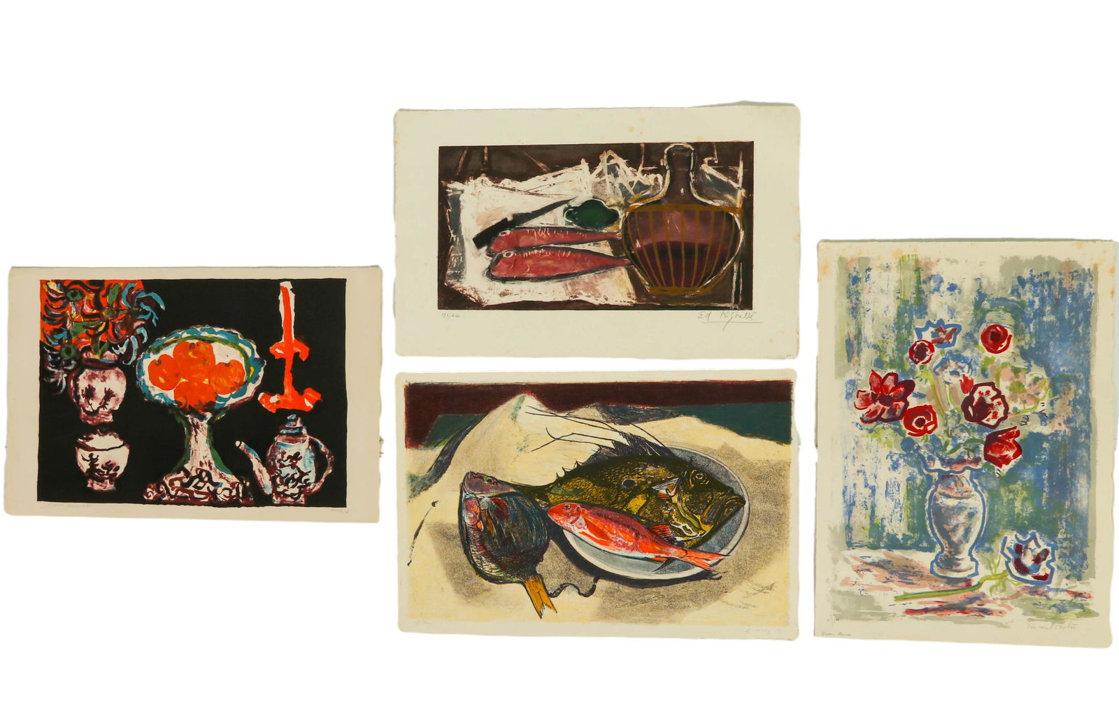 20C Modern Lithograph Litho SIGNED 5pc ESTATE LOT (1 of 5)