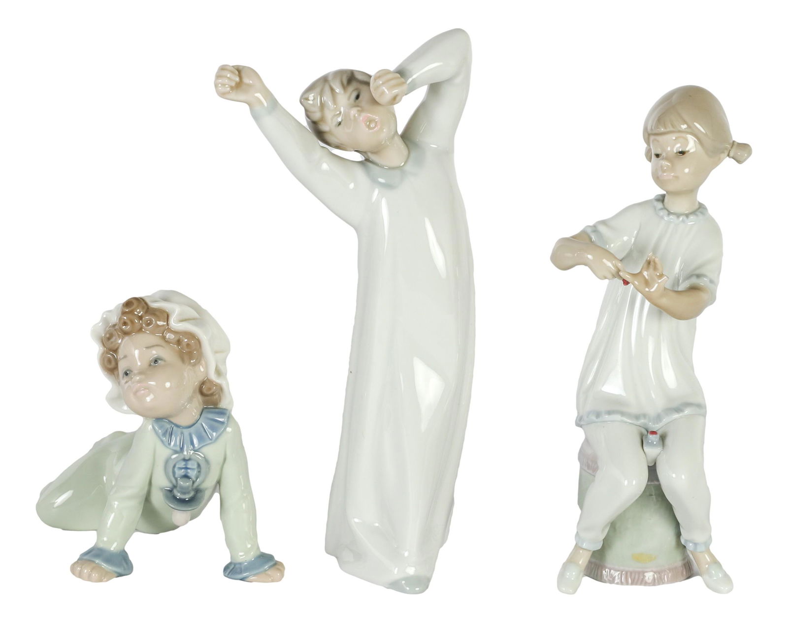 Lladro Spain Painted Porcelain Figurine 3pc LOT (1 of 5)