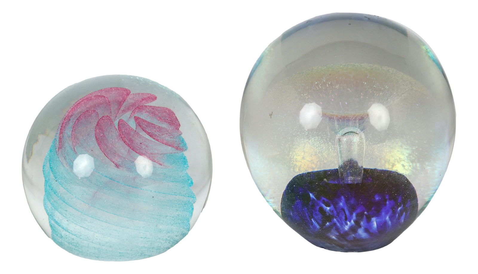 Nourot & Eickholt Art Glass SIGNED Paperweight LOT (1 of 4)