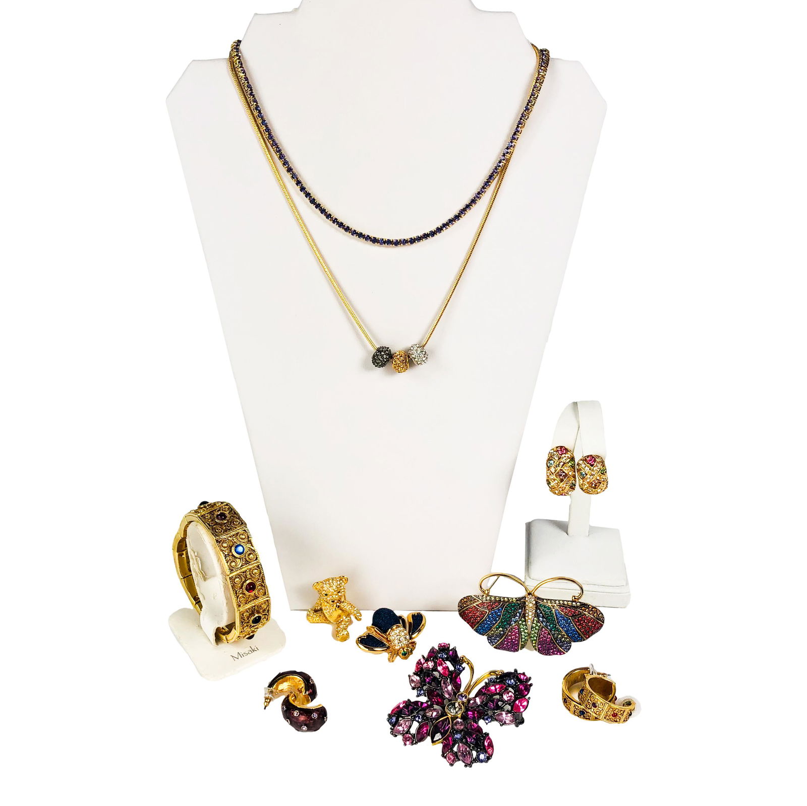 Joan Rivers Brooch Pin Earrings Necklace 10pc LOT (1 of 9)