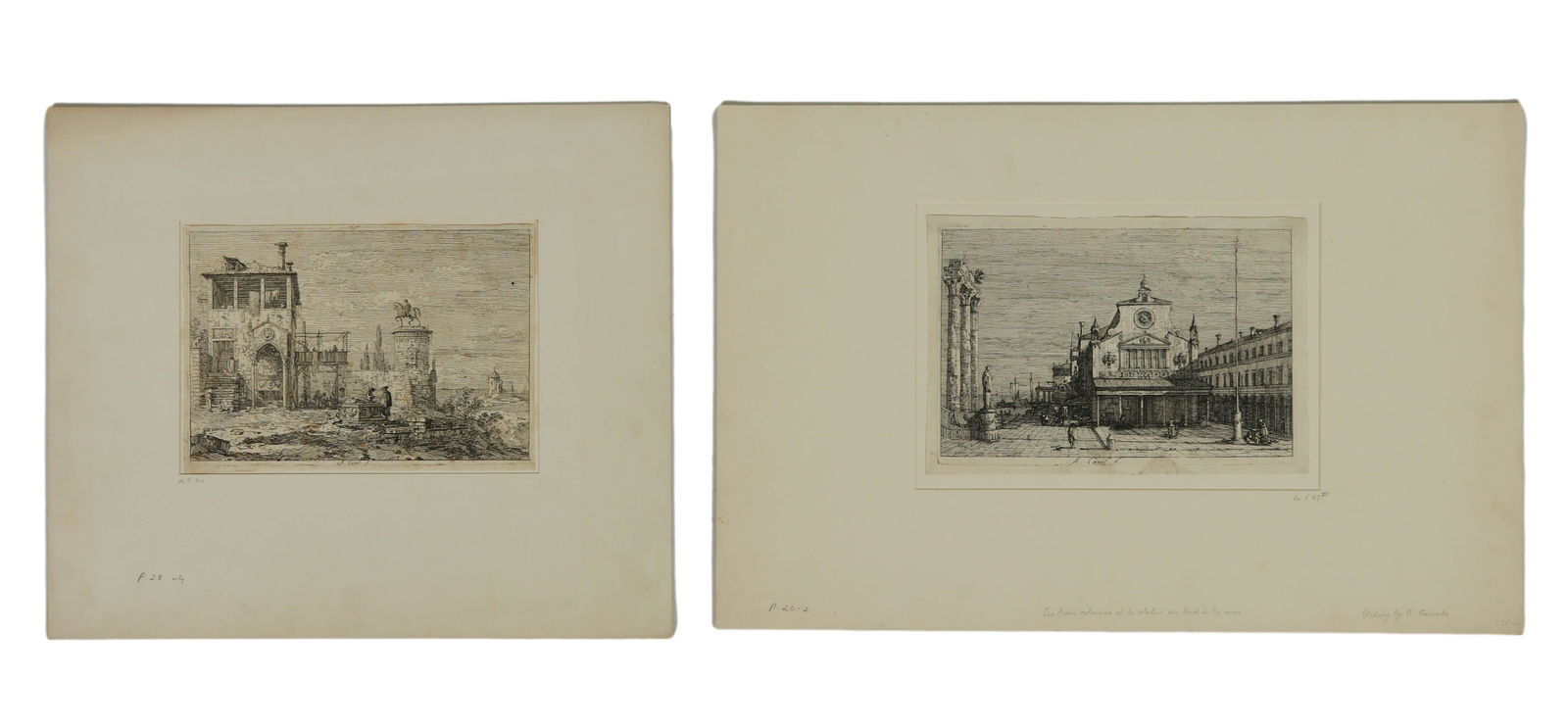 Early Italian Landscape Engraving After Canaletto (1 of 7)