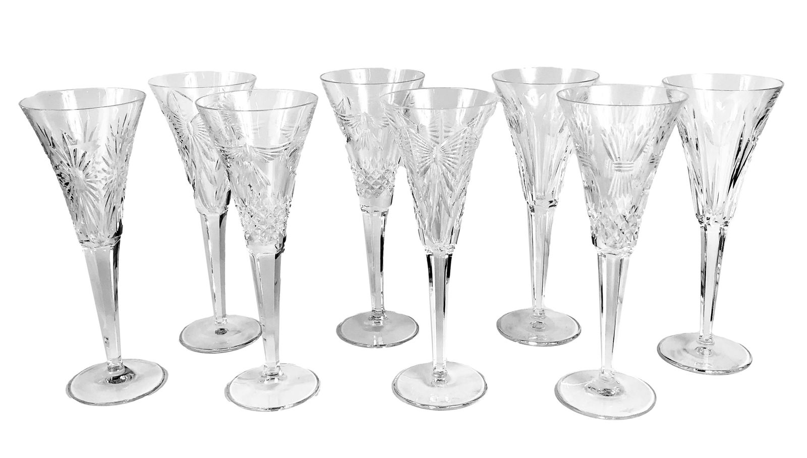 Waterford Millennium Series Fluted Champagne SET (1 of 8)