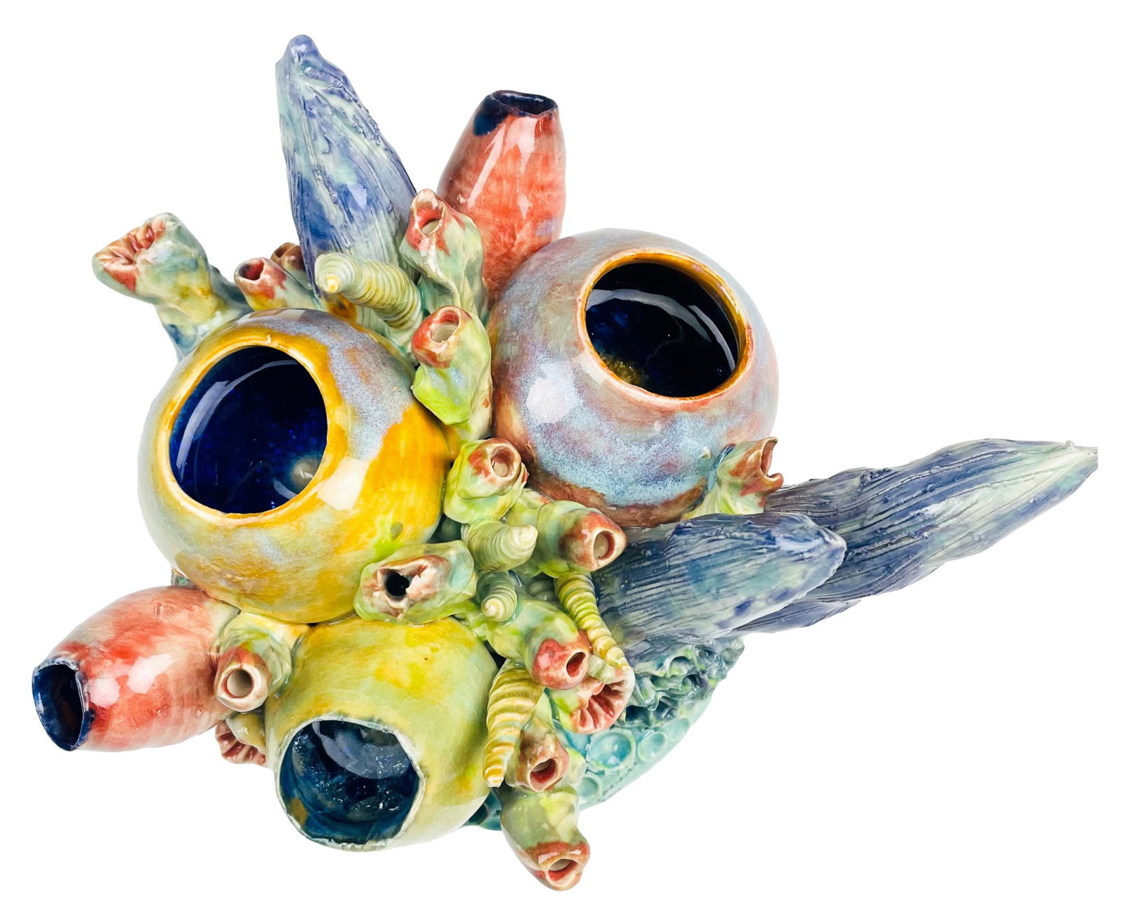 Diane Lublinski Ceramic Coral Shell Sculpture (1 of 6)