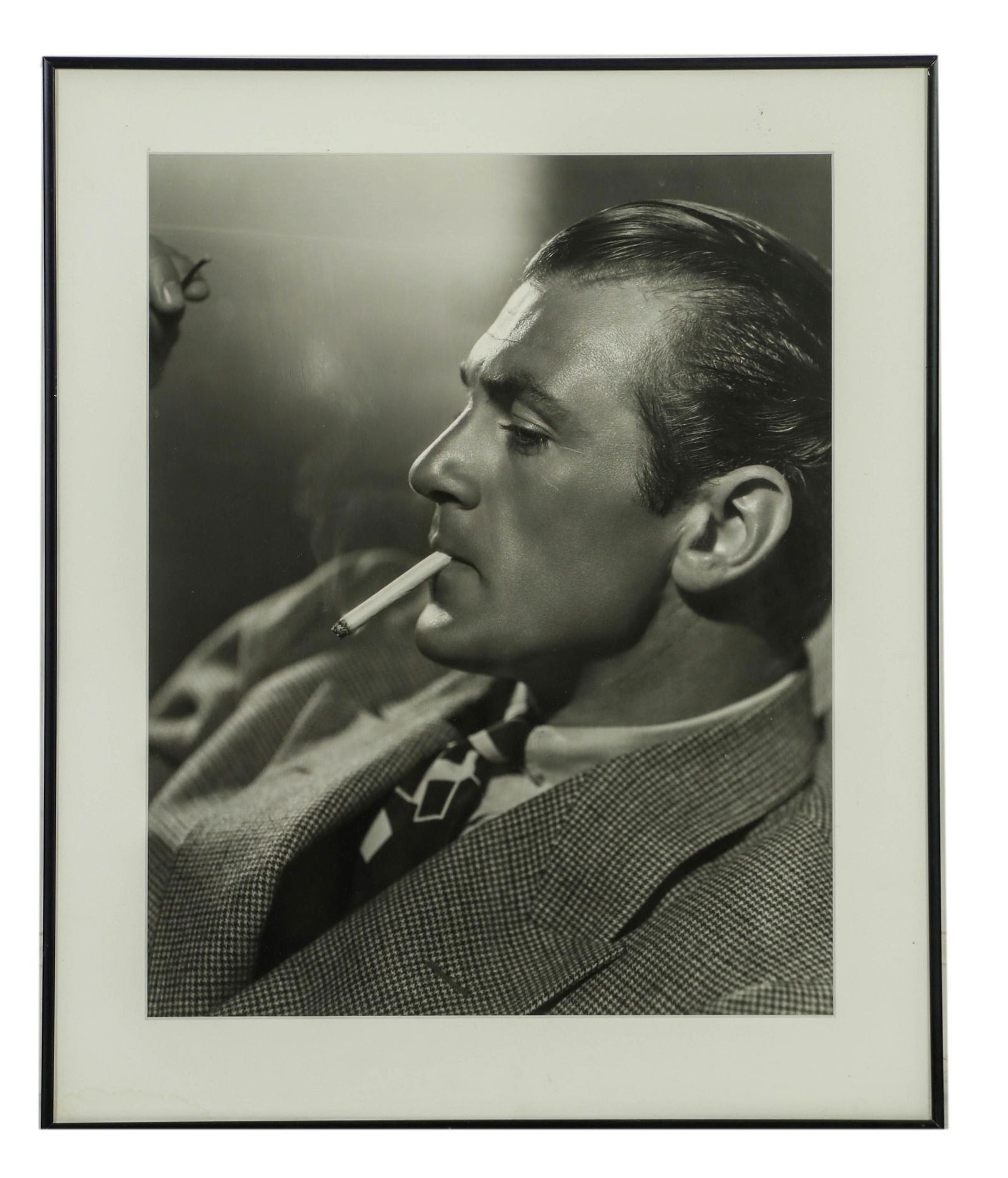 Gary Cooper Black White Portrait Photo Photograph (1 of 3)