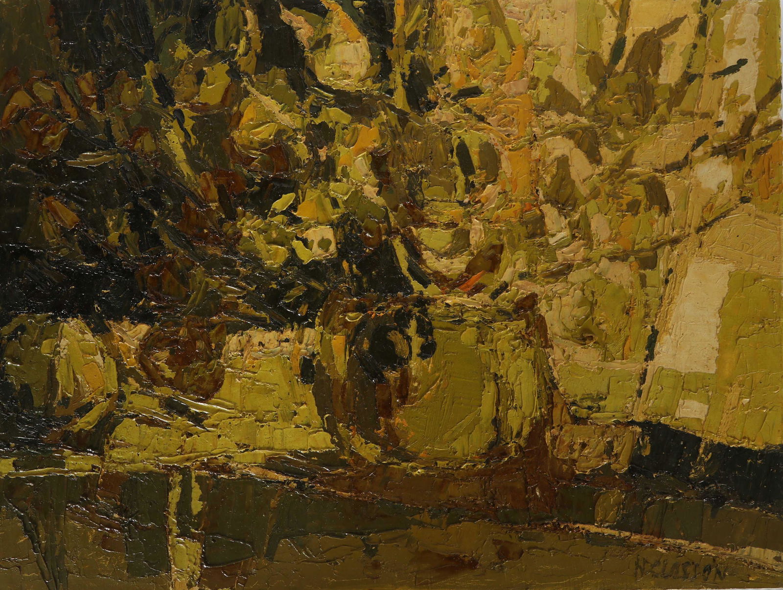 Nanci Closson Abstract Expressionist Oil Painting (1 of 5)