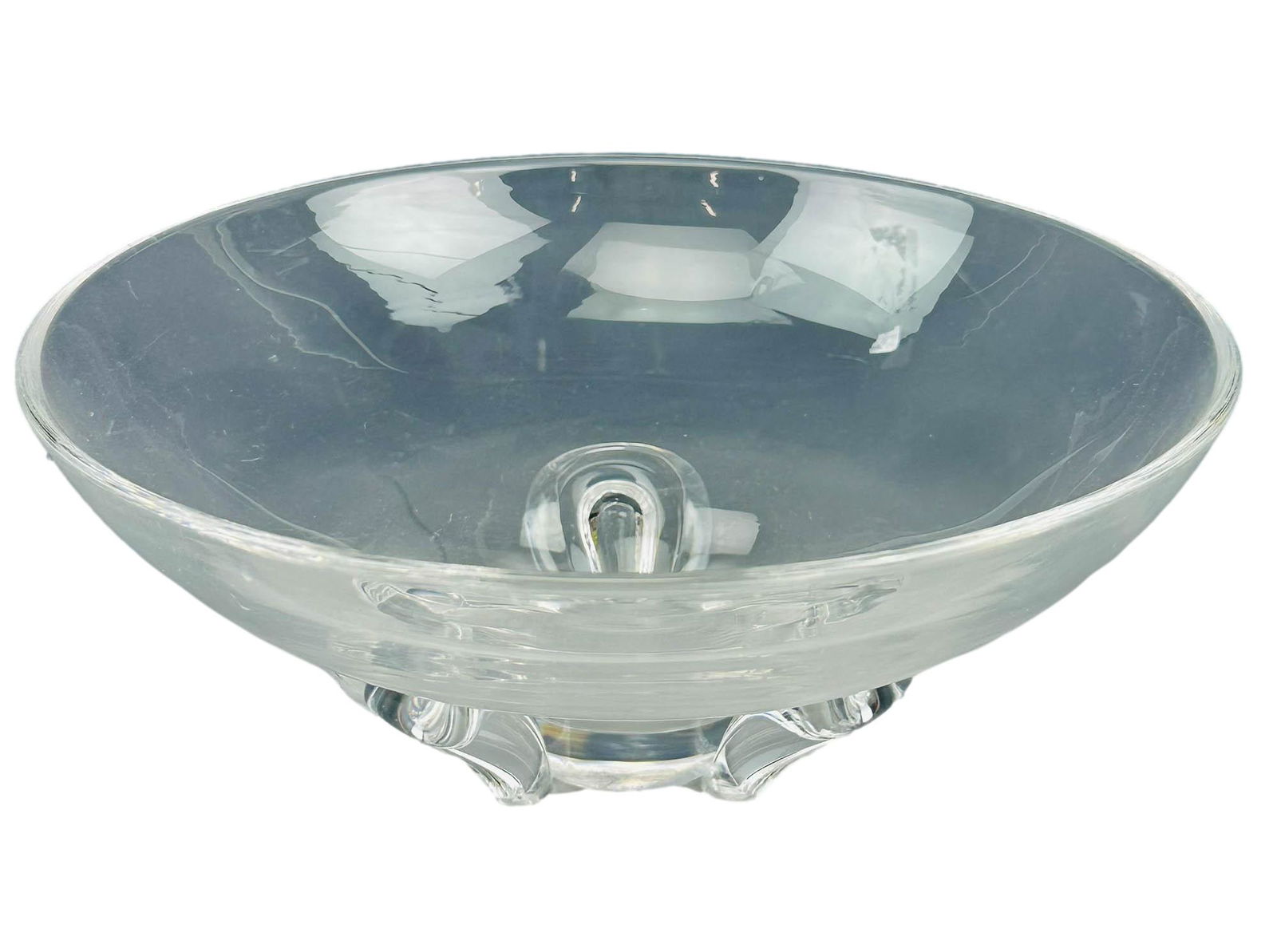 Steuben Crystal Coronet Studio Art Glass Nut Bowl (1 of 3)