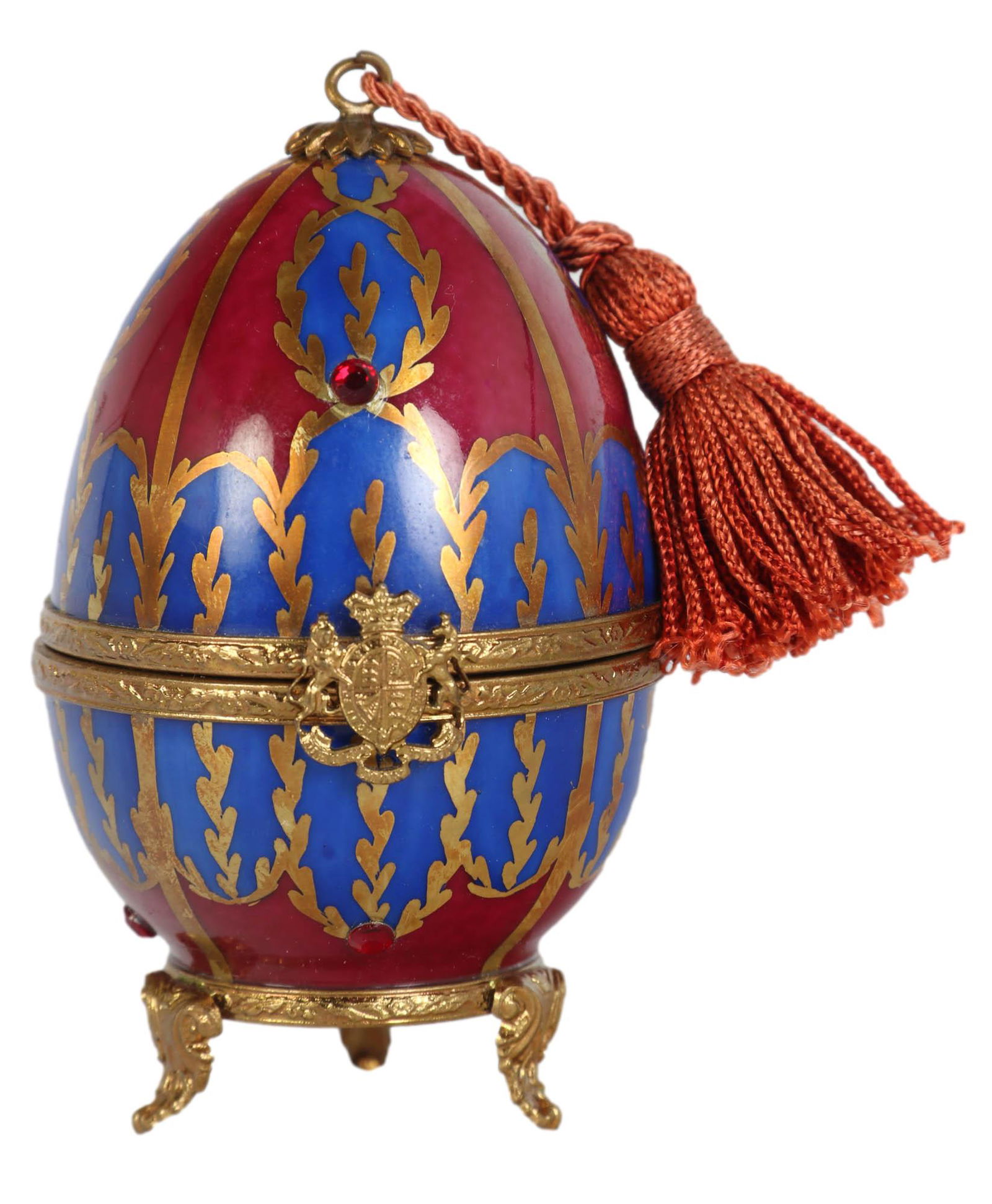 Limoges Russian Egg LE Porcelain Trinket Ring Box (1 of 4)