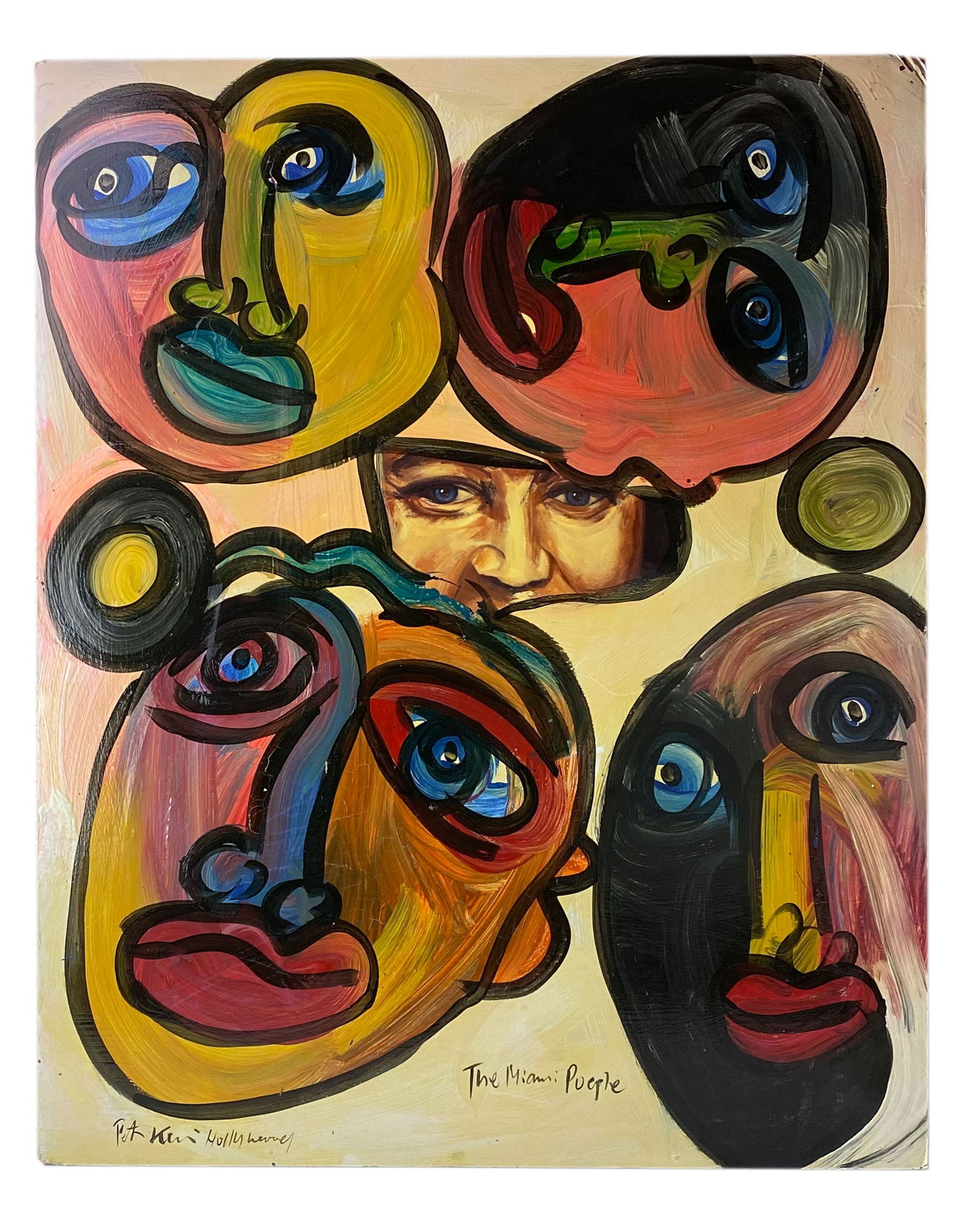 Peter Keil (German, b.1942) Miami People Painting (1 of 6)