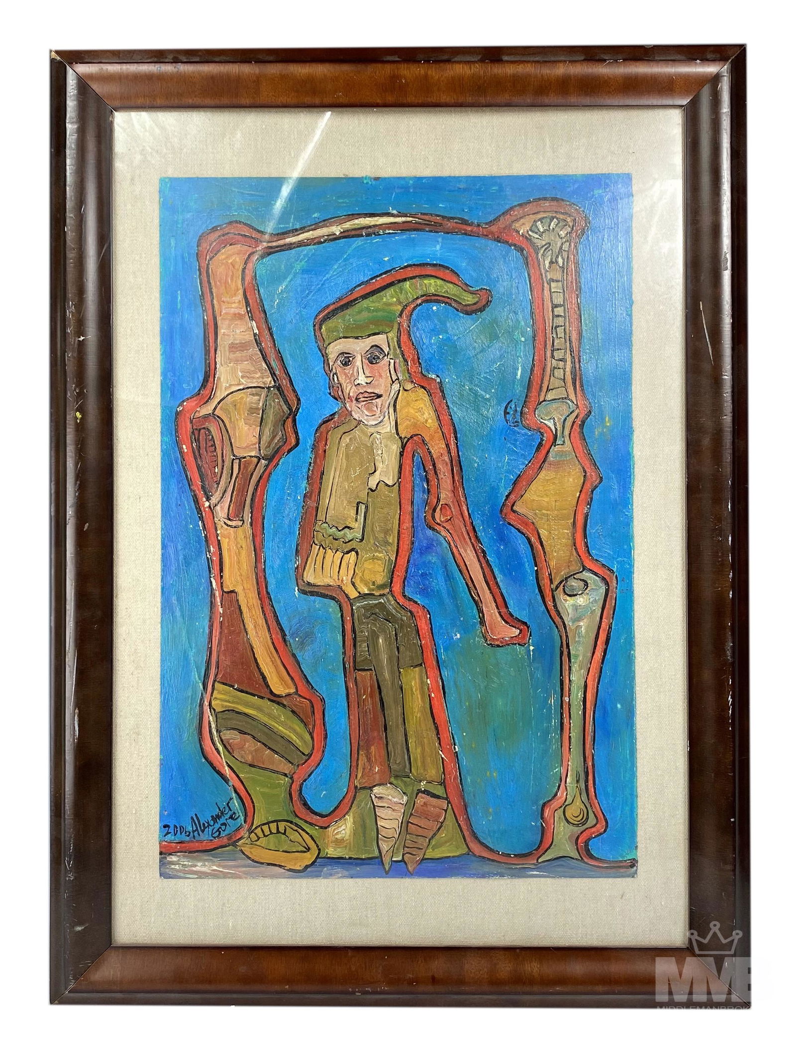 Alexander Gore Abstract Expressionist Painting (1 of 6)