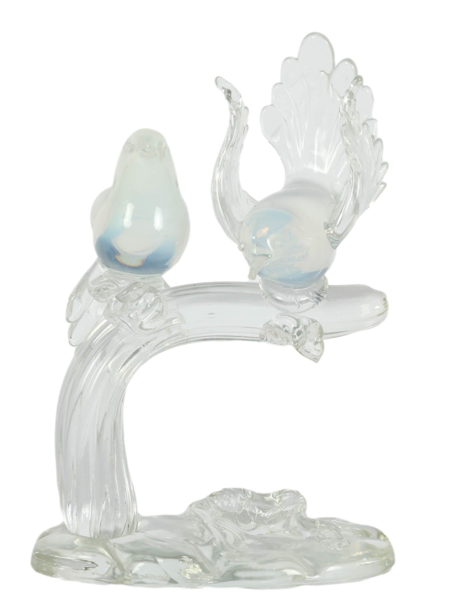 Italian Murano Art Glass Love Birds Sculpture (1 of 6)