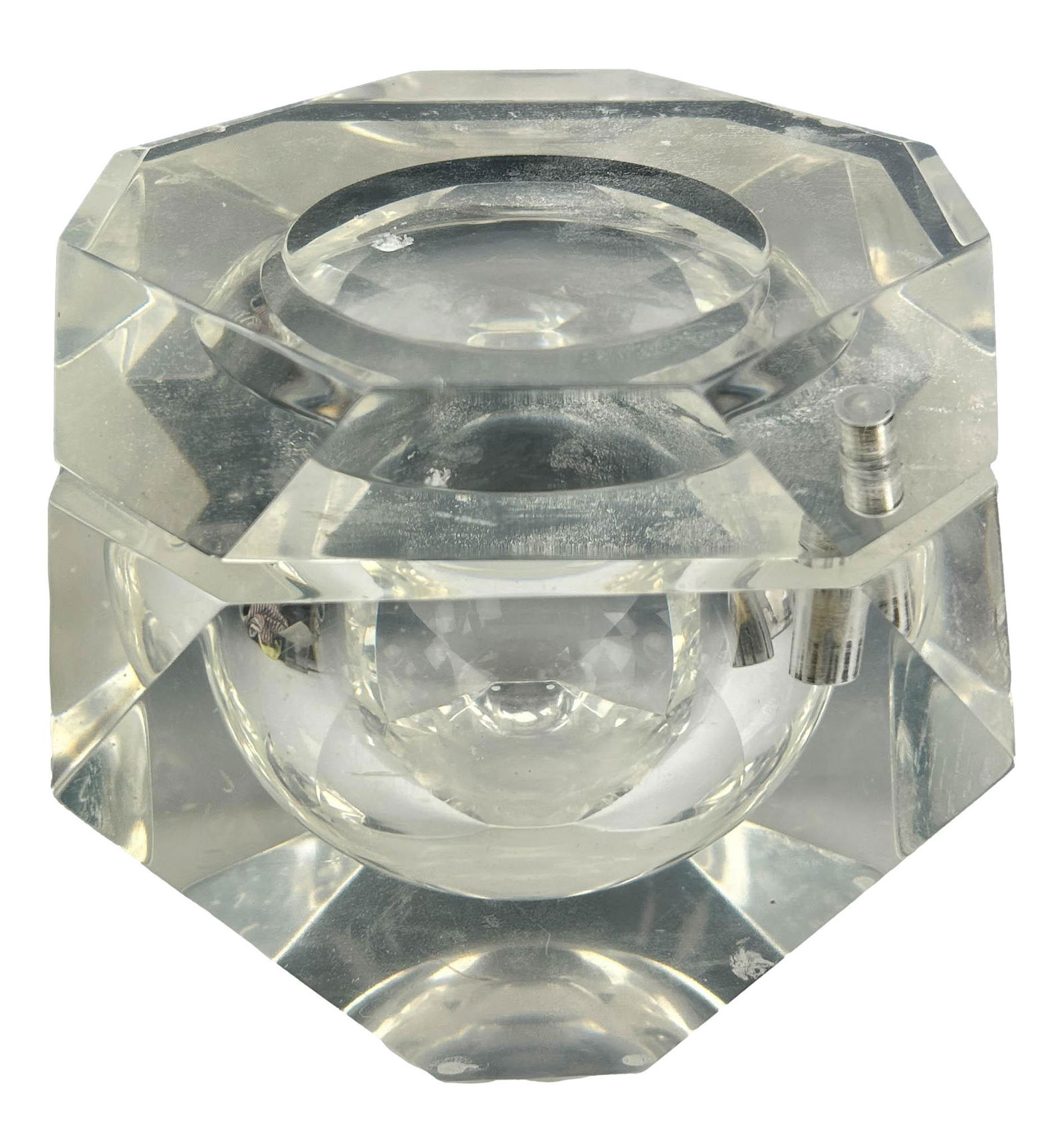 Michael Kazan Vintage Lucite Octagonal Ice Bucket (1 of 8)