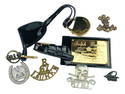 Ralph Lauren Purse Designer Bag Charms and Pin LOT