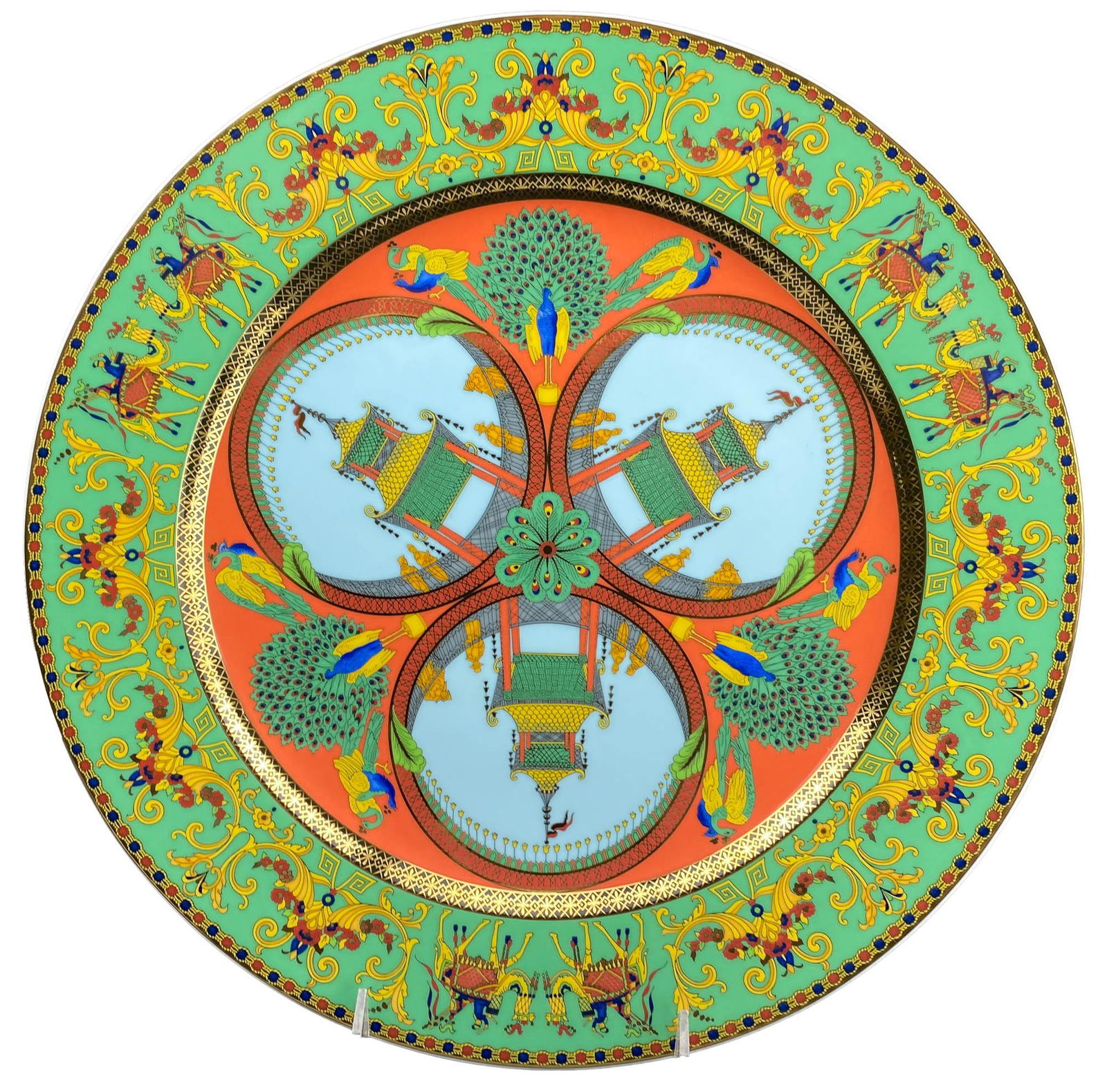 Rosenthal Versace Le Voyage De Marco Polo Charger (1 of 9)