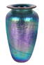 Eickholt Iridescent Crackle Studio Art Glass Vase
