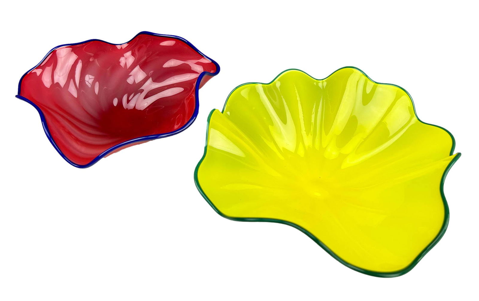 Organic Seaform Chihuly Style Art Glass Sculptures (1 of 8)