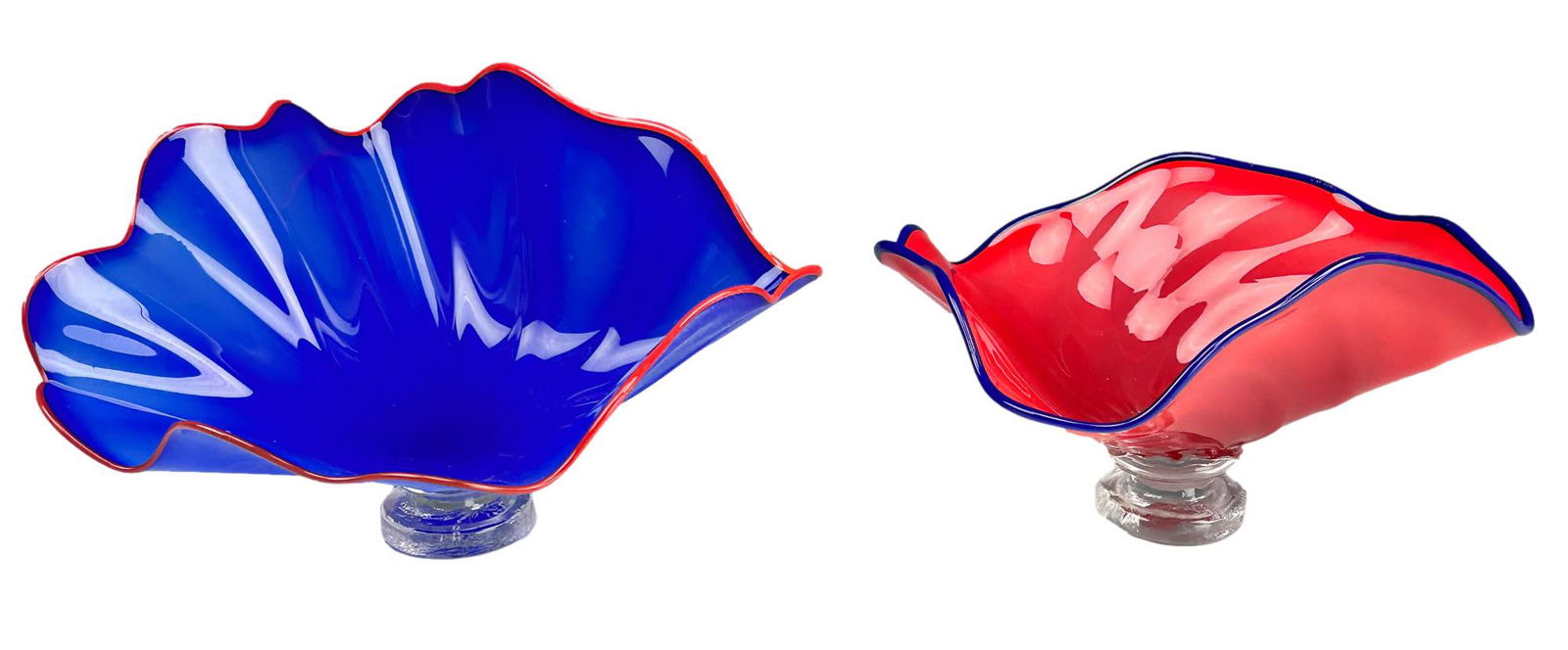 Organic Seaform Chihuly Style Art Glass Sculptures (1 of 5)