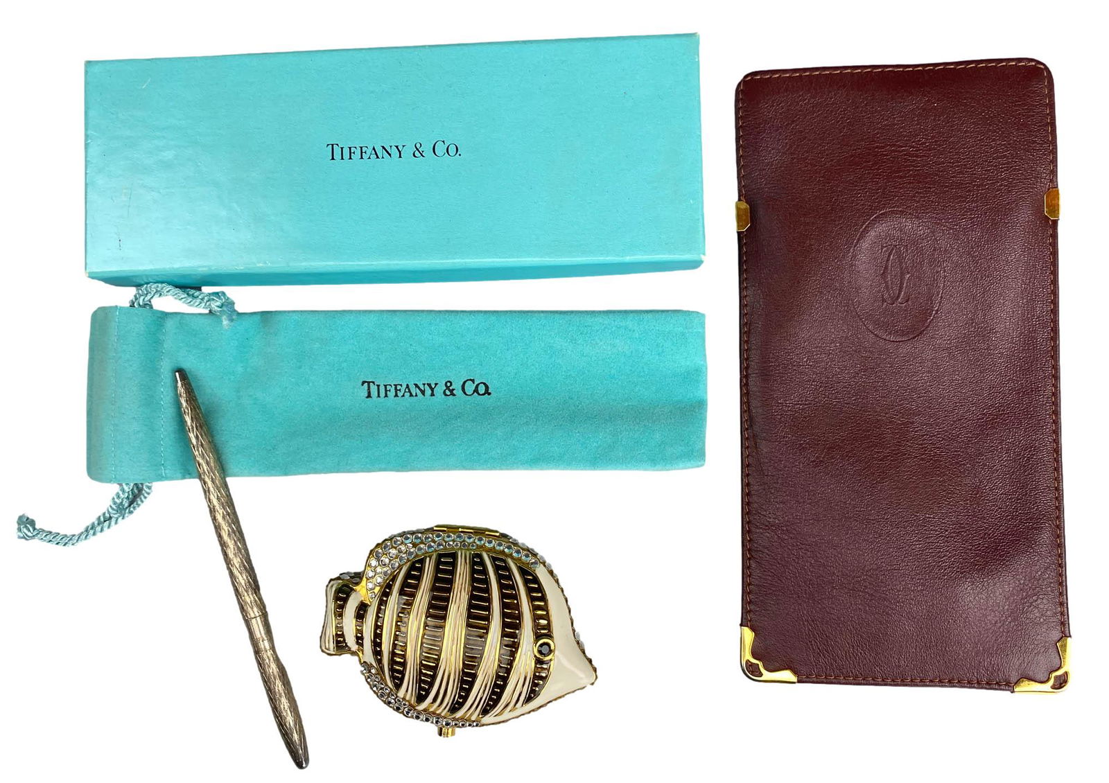 Tiffany 925 Pen Estee Lauder Compact Cartier Case (1 of 7)