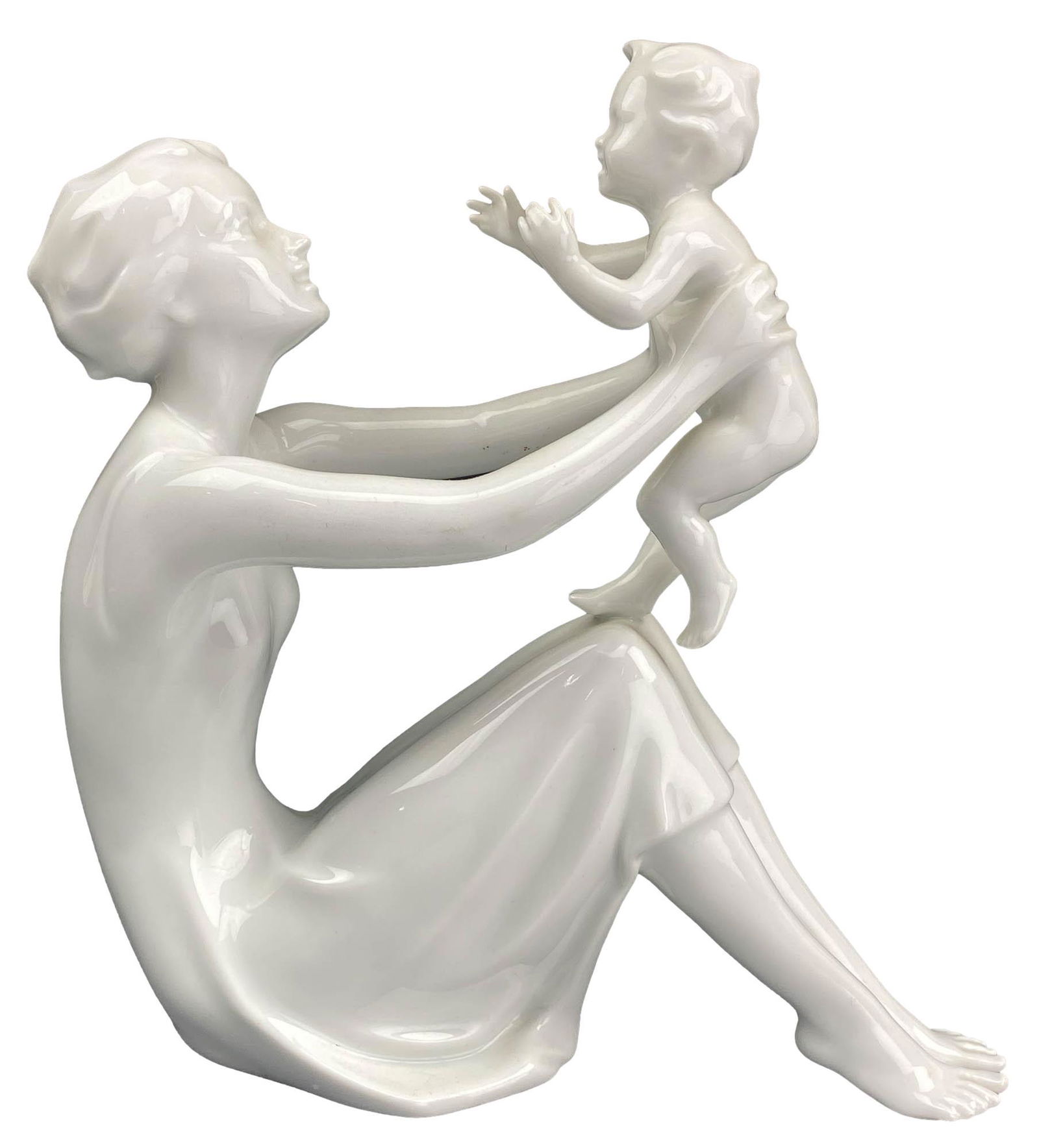 Kaiser German Porcelain Mother Baby Child Figurine (1 of 6)