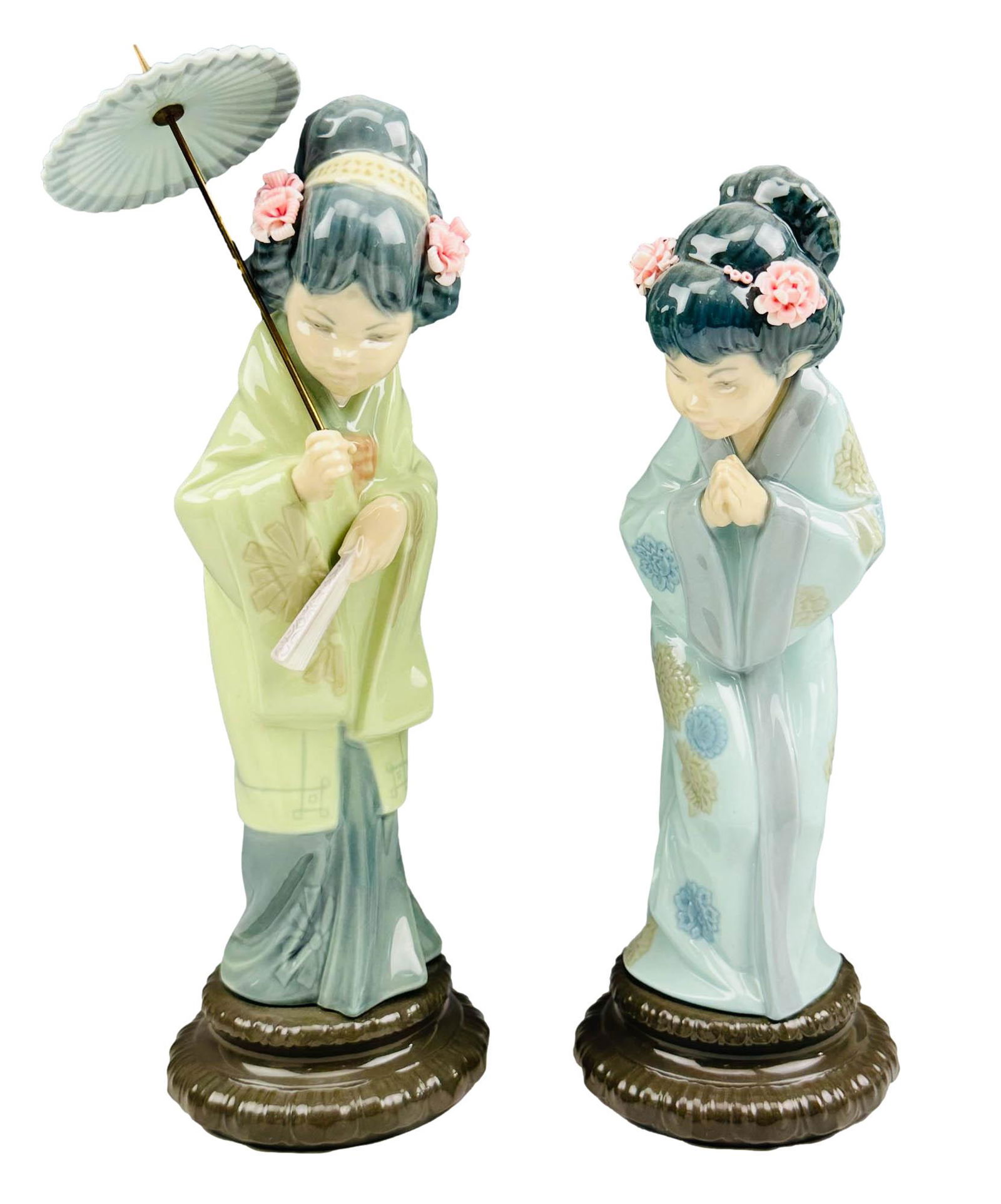 Lladro Sayonara & Oriental Spring Figurine 2pc LOT (1 of 5)