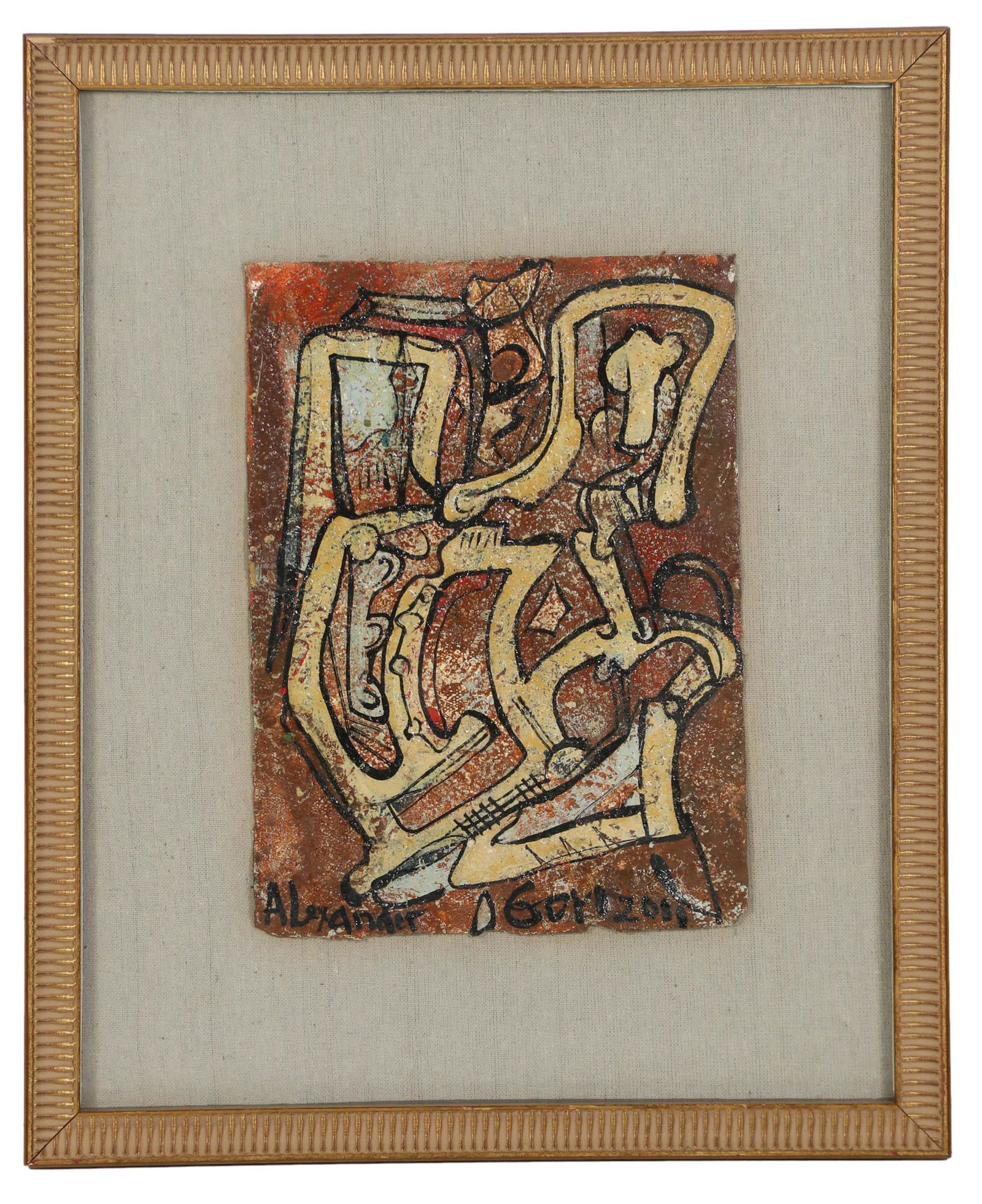 Alexander Gore b.1958 Modern Abstract Painting (1 of 6)