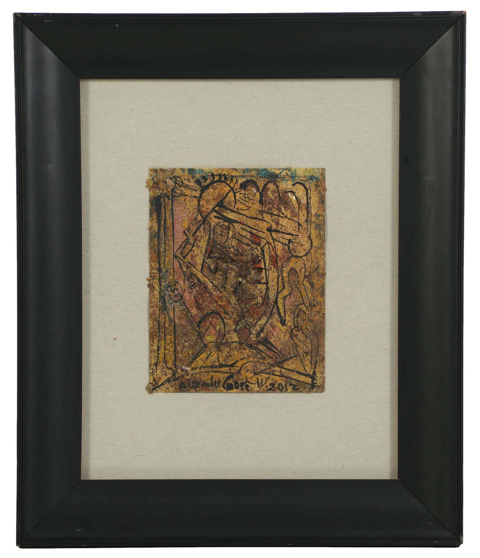 Alexander Gore b.1958 Modern Abstract Painting (1 of 4)