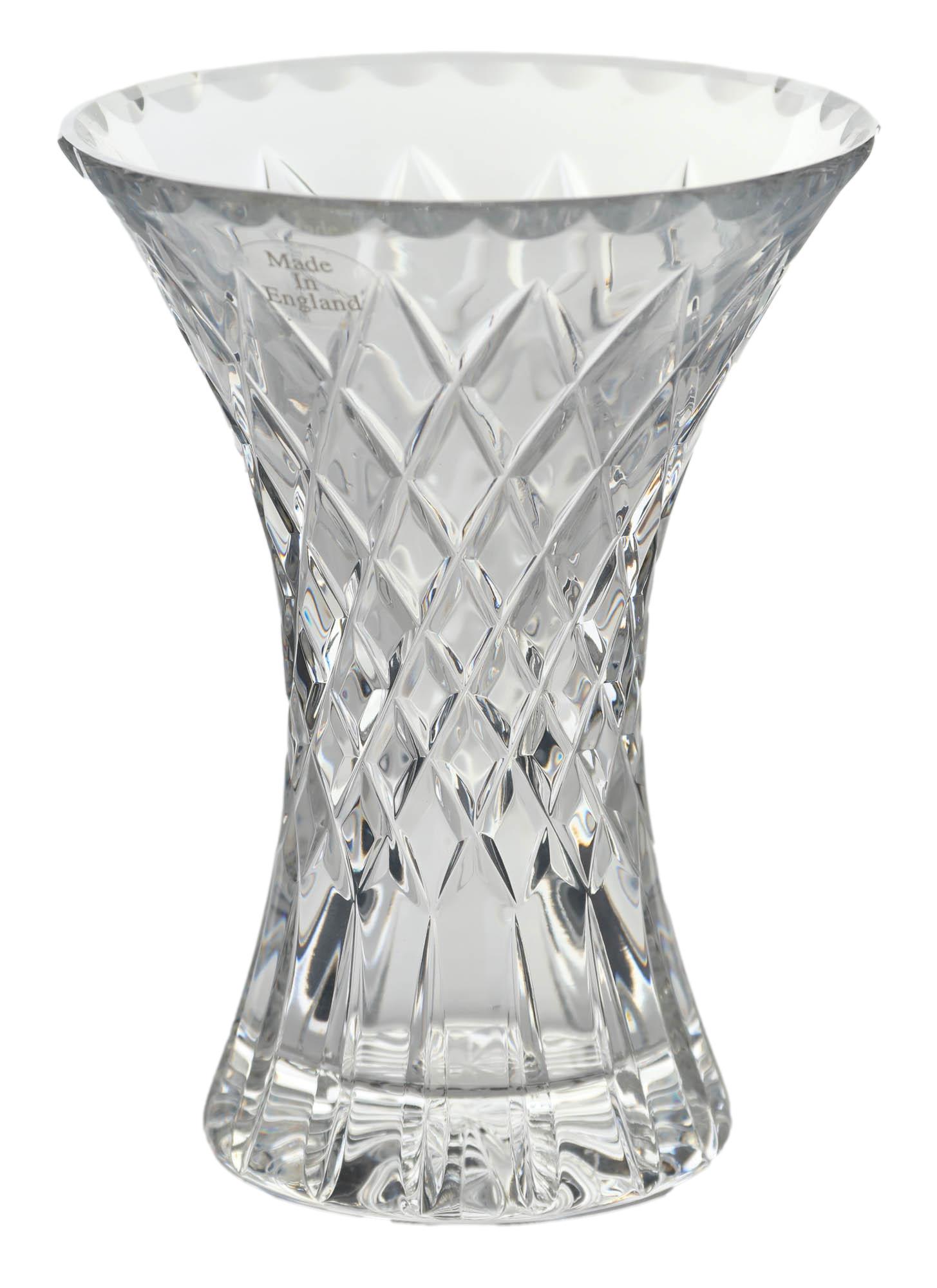 Cartier Crystal Art Glass Shelf Mantle Vase w/ Box (1 of 8)