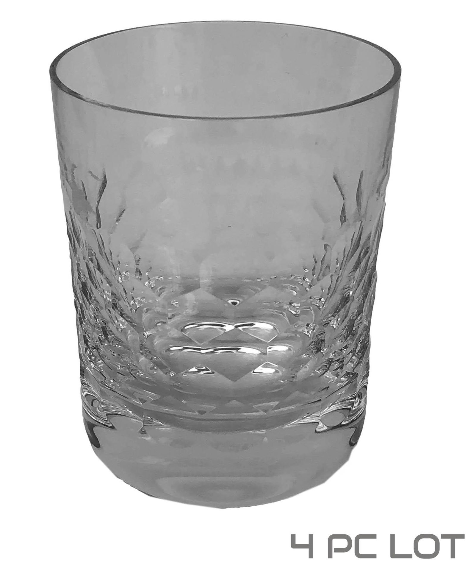 Baccarat Crystal Palerme Bar Whiskey Glass 4pc LOT (1 of 4)