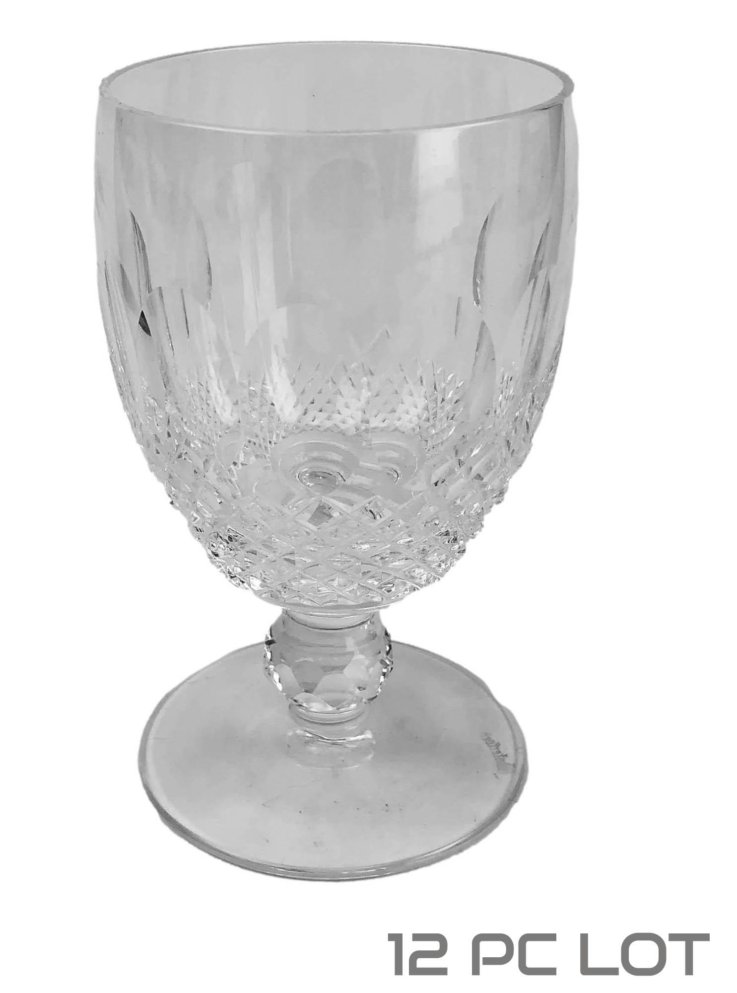 Waterford Crystal Colleen Water Goblets 12pc LOT (1 of 3)