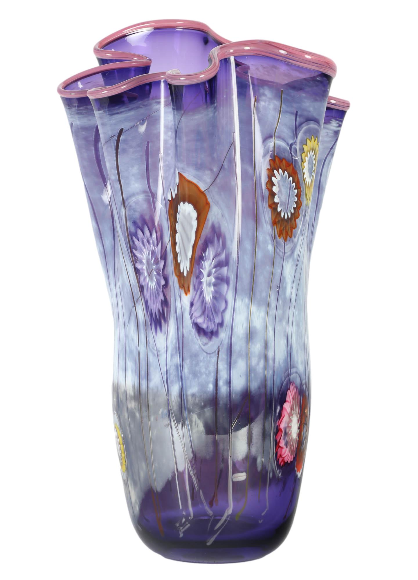 Paul Allen Counts B.1955 Studio Art Glass Vase (1 of 5)