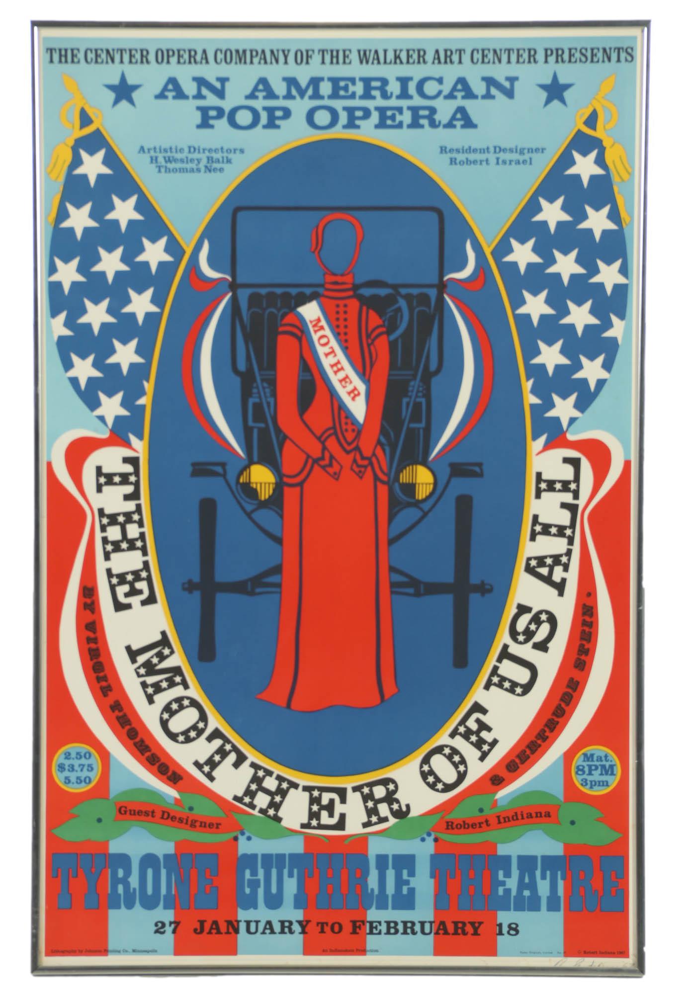 Robert Indiana The Mother of Us All Poster SIGNED (1 of 4)