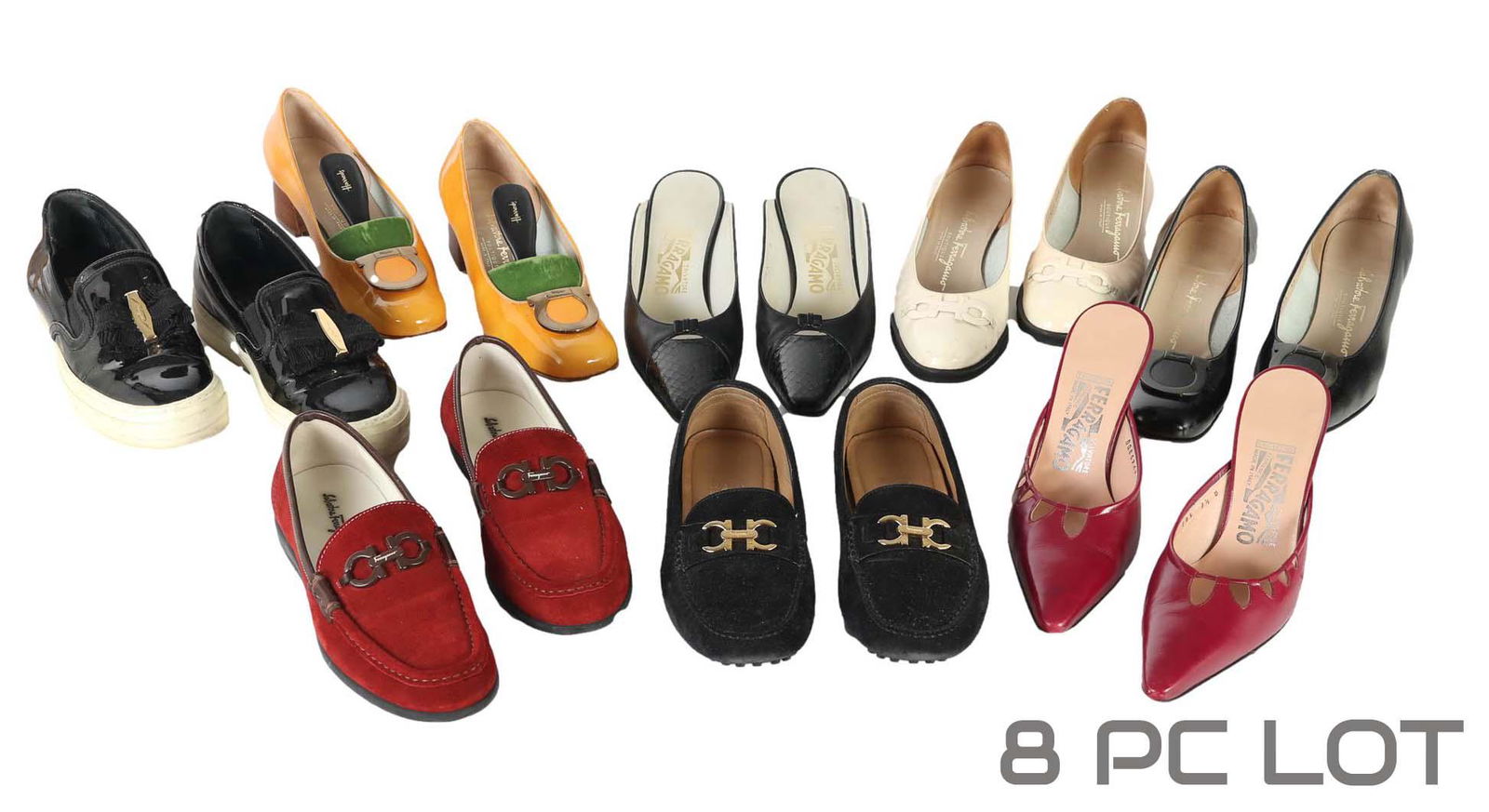 Salvatore Ferragamo Italy Women's Shoes 8pc LOT (1 of 6)