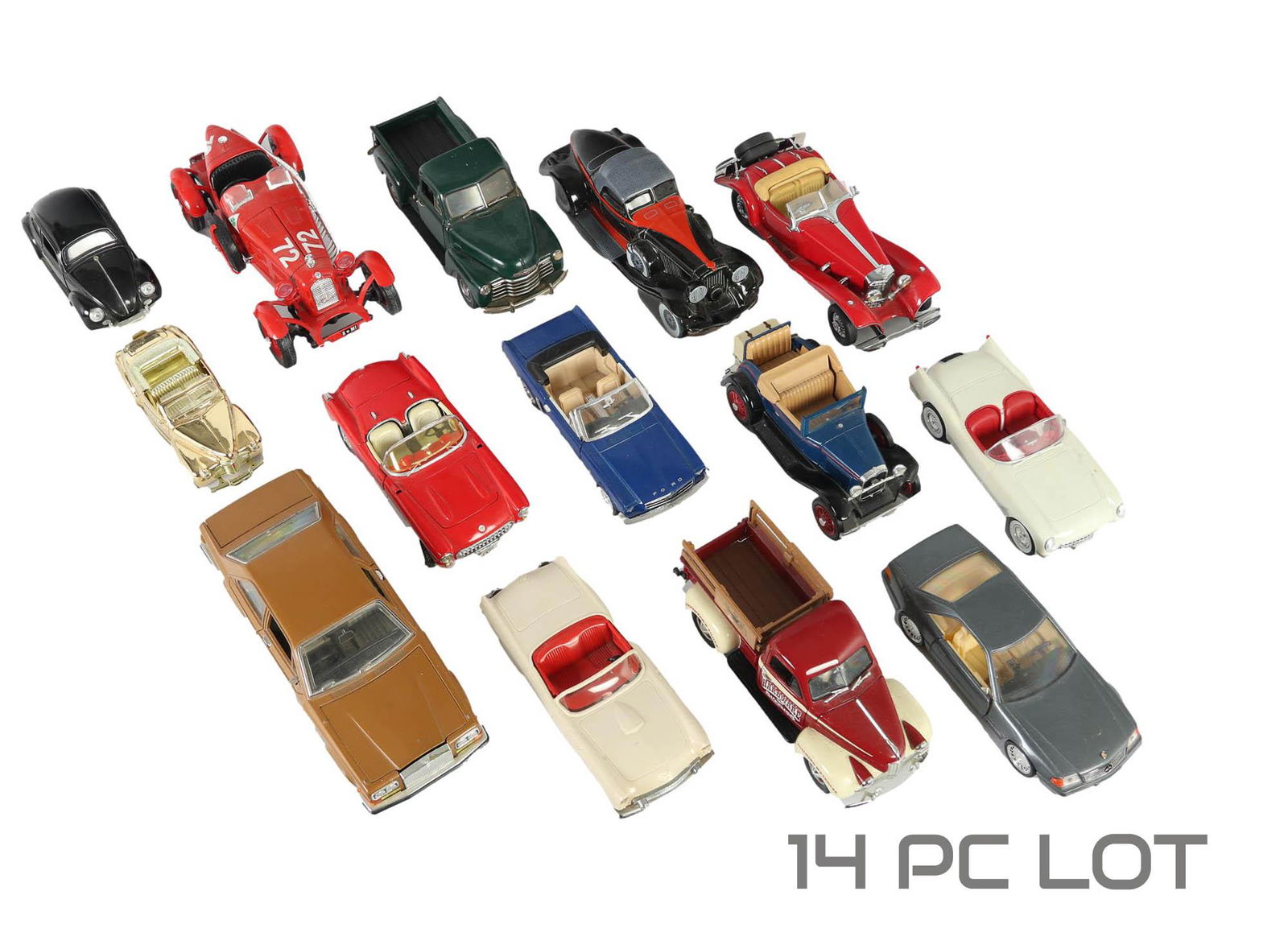 Estate Collection Antique Toy Model Cars 14pc LOT (1 of 5)