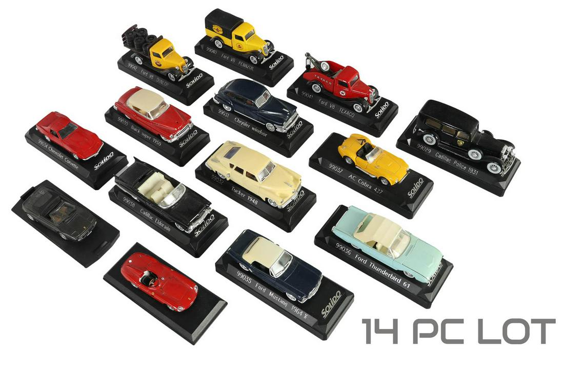 Estate Collection Antique Toy Model Cars 14pc LOT (1 of 4)