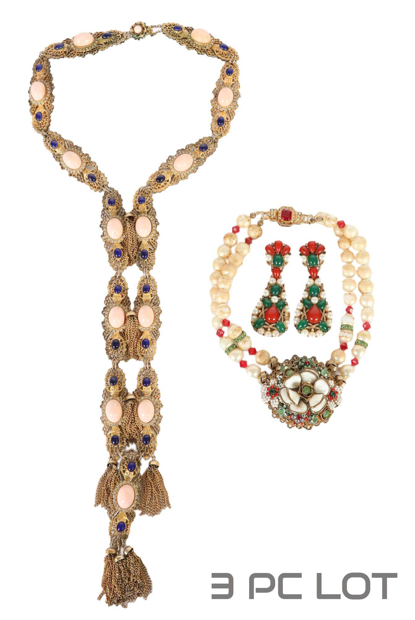 Delillo Crown Trifari Hattie Carnegie Jewelry LOT (1 of 7)