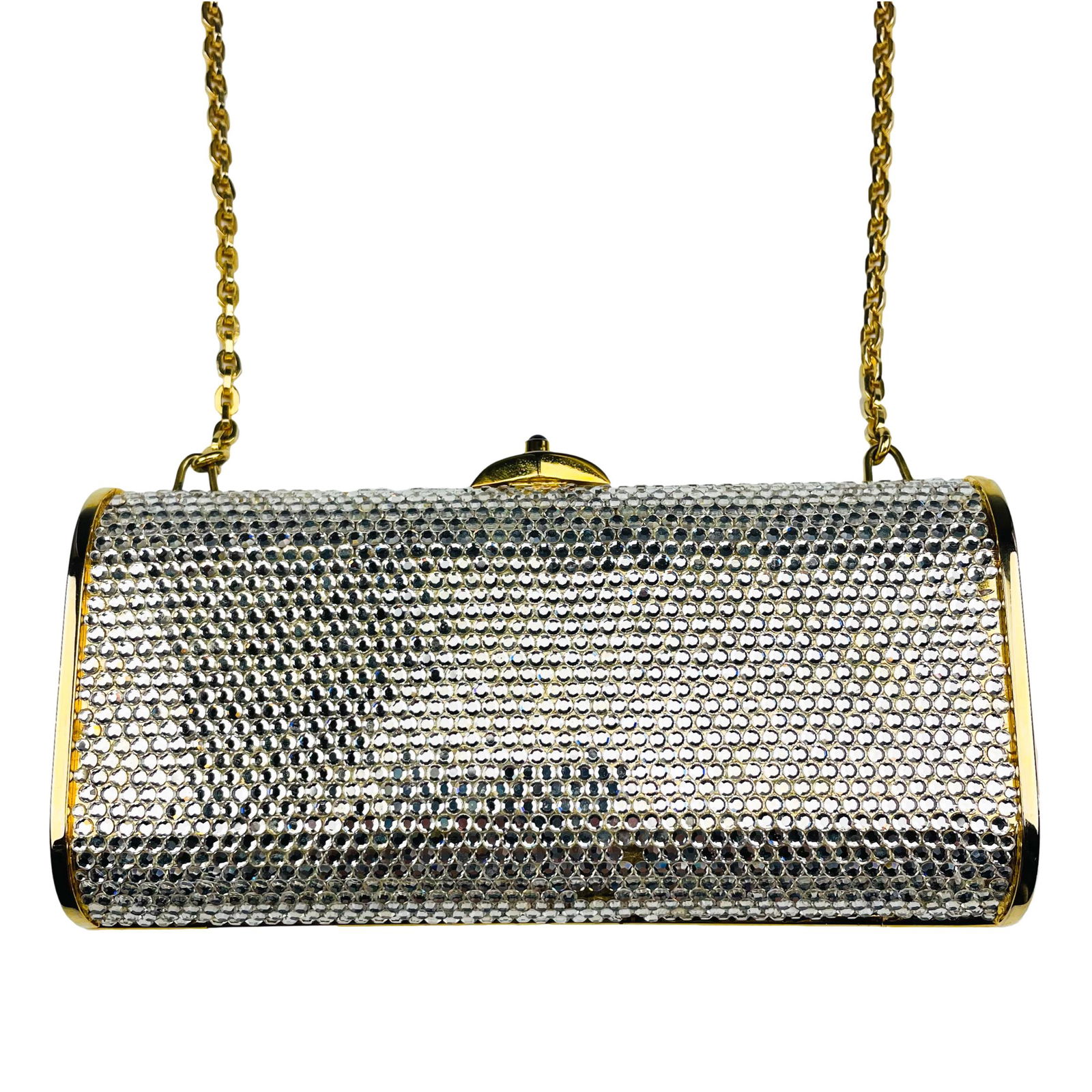 Judith Leiber Bejeweled Crystal Clutch Purse Bag (1 of 9)