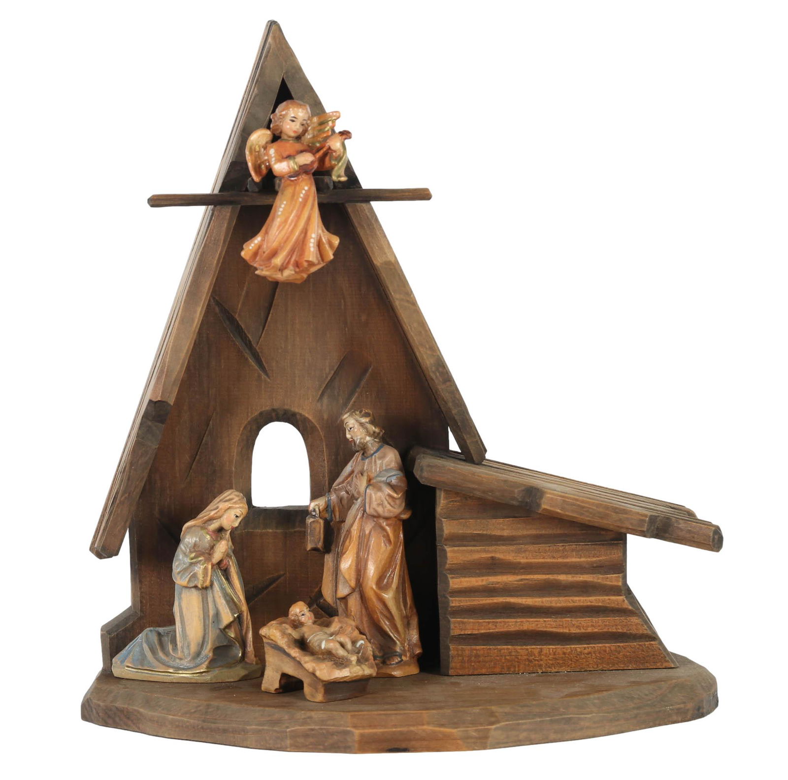Reuge Swiss Musical Box w Nativity Wood Figurines (1 of 6)