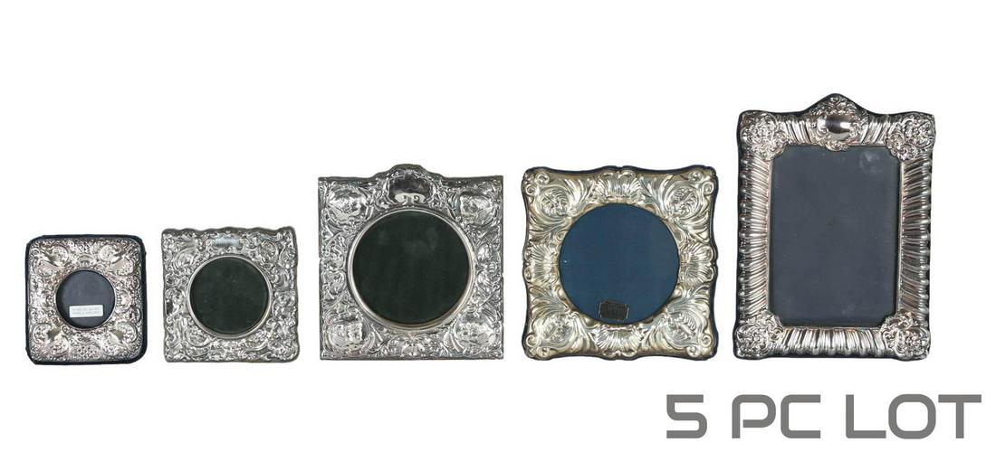 English Sterling Silver Photo Picture Frame LOT (1 of 4)
