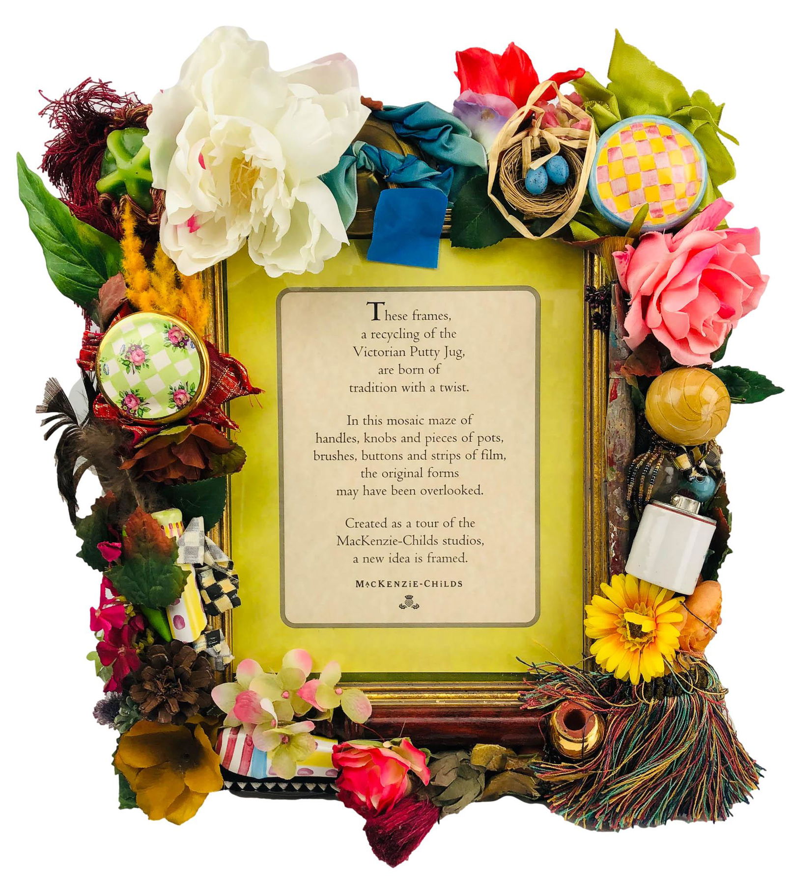 Mackenzie Childs Victorian Putty Jug Photo Frame (1 of 6)