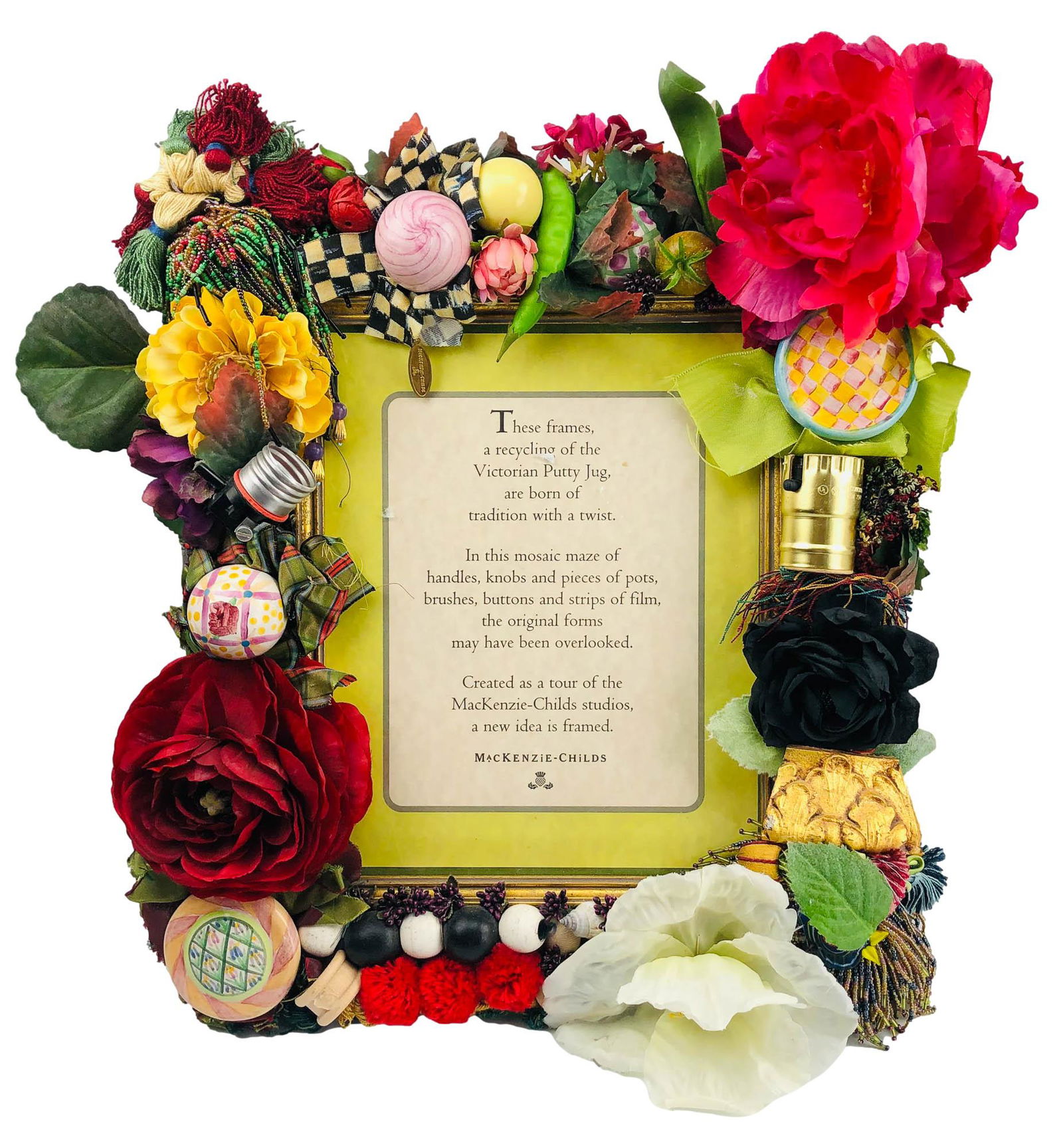 Mackenzie Childs Victorian Putty Jug Picture Frame (1 of 7)