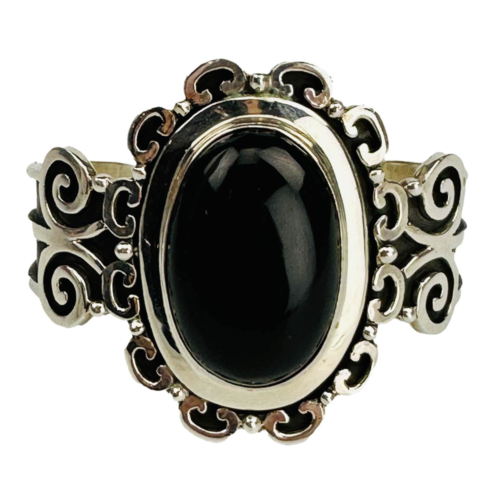 ATI Mexico Sterling Silver 925 Black Onyx Bracelet (1 of 3)
