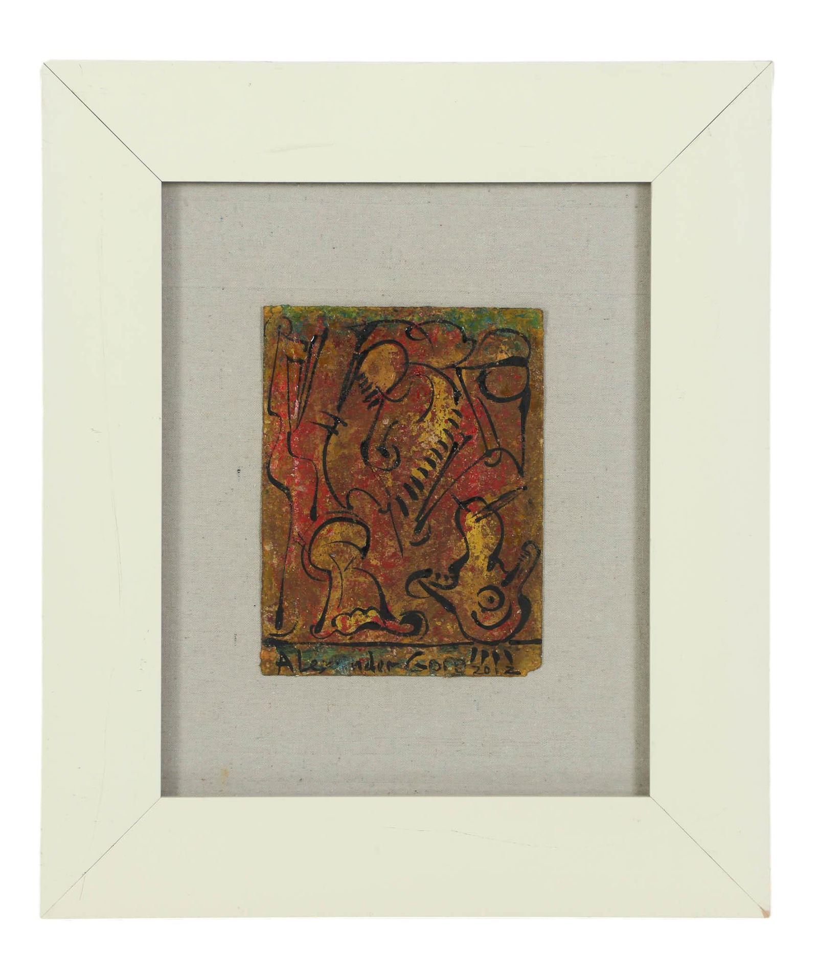 Alexander Gore b.1958 Modern Abstract Painting (1 of 4)