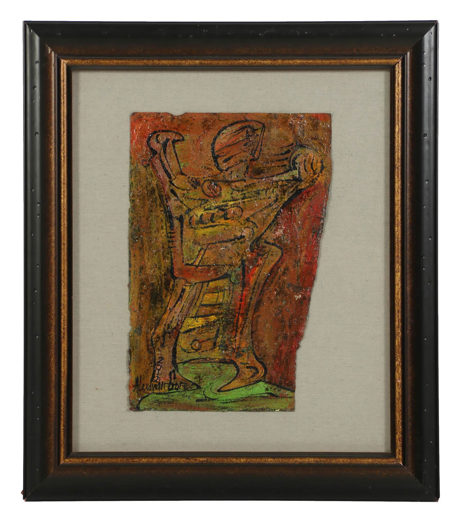 Alexander Gore b.1958 Modern Abstract Painting (1 of 5)