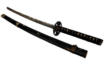 Japanese Antique Edo Style Samurai Katana Sword