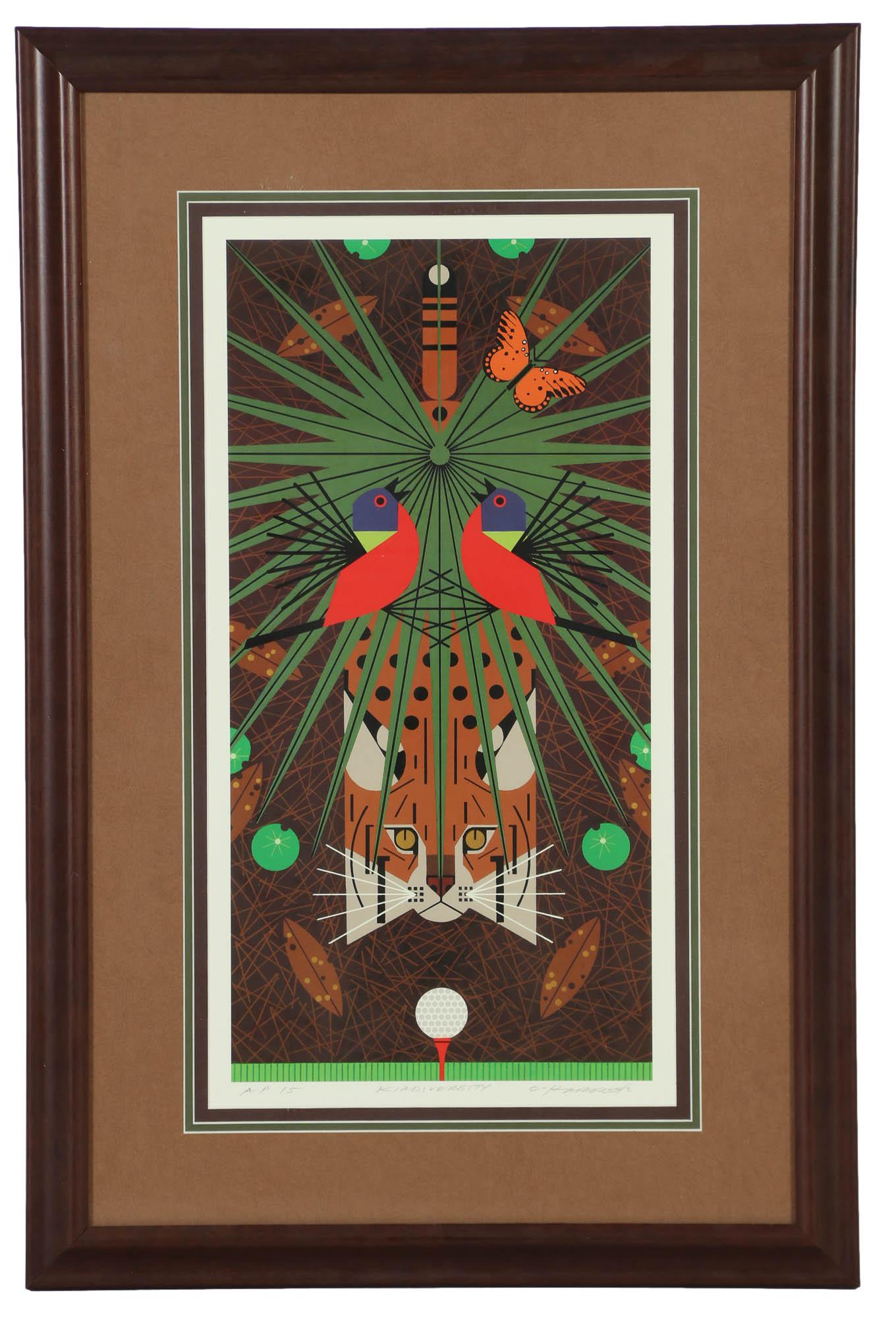 Charley Harper 1922-2007 Colored Lithograph Print (1 of 6)