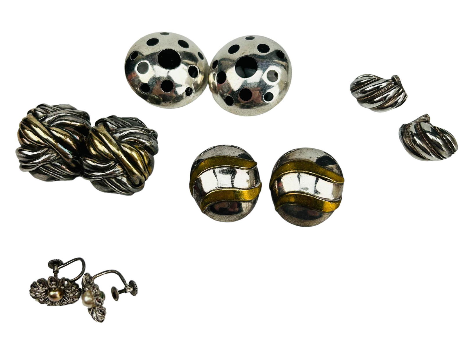 Tiffany Mexico Sterling Silver 925 Earring 5pc LOT (1 of 8)