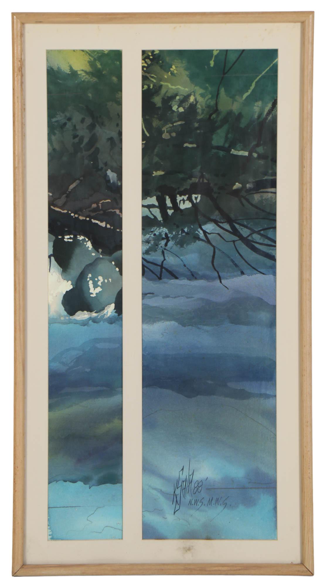 Kurt Sala American 20th C Watercolor Painting (1 of 4)